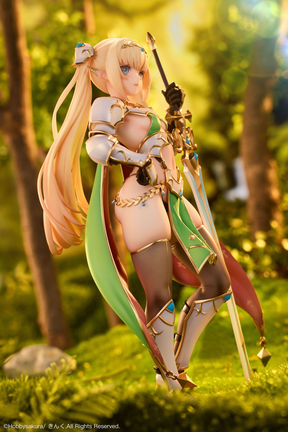 Pre-order Hobbysakura Elf Sister Mage Funielu and Swordswoman Mahielu Model