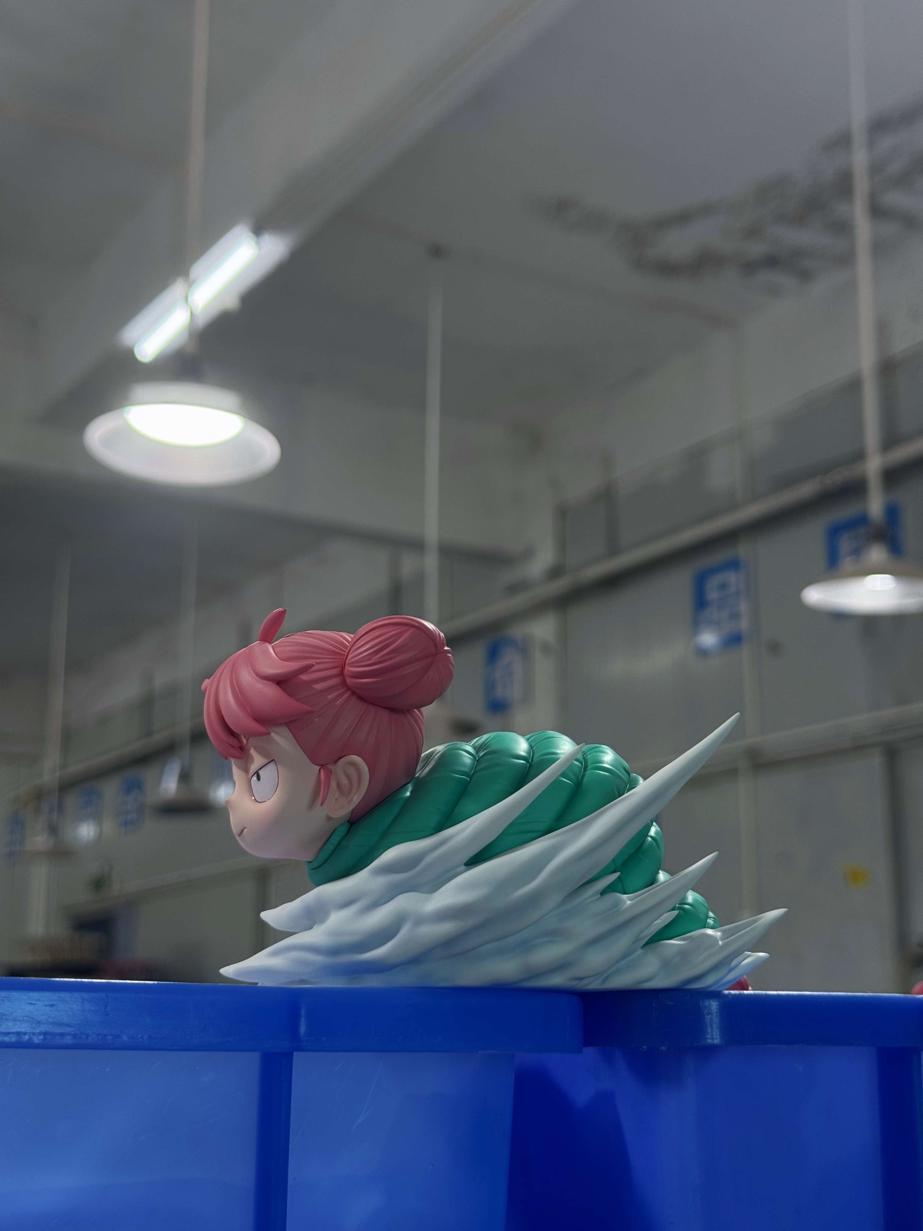 WAKUWAKU Caterpillar Anya Spy Family GK Figure Statue Model In Stock