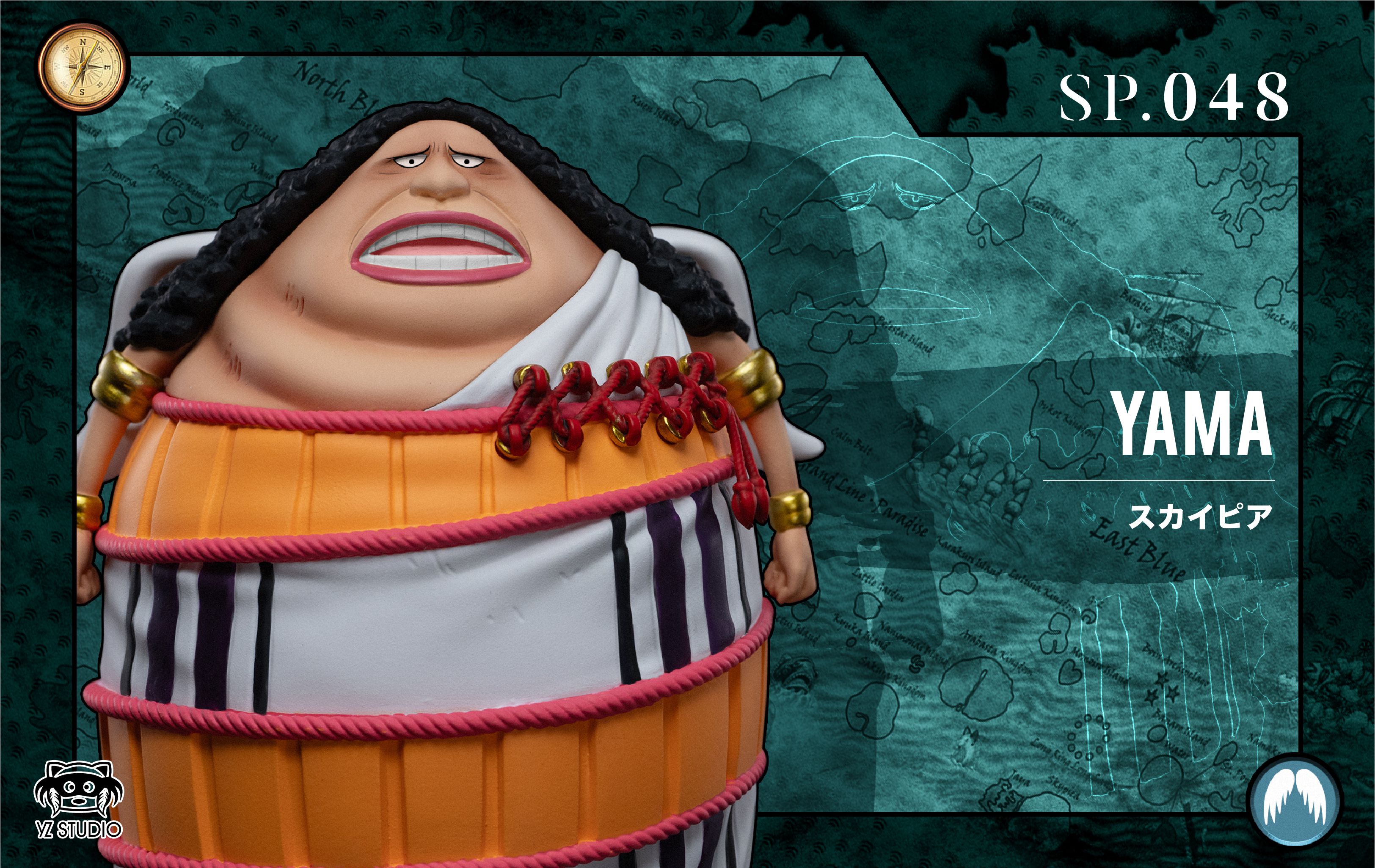 YZ Great Voyage Sky Island Chapter 048 Divine Soldier Long Mountain One Piece GK Figure Model