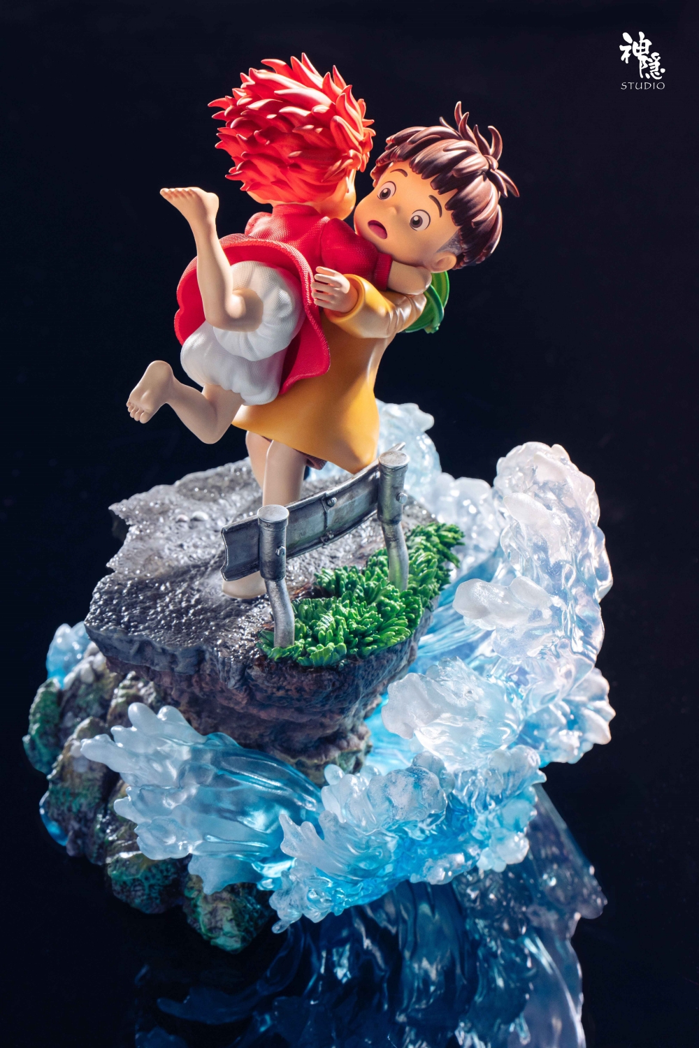 Pre-order Kagemaru Ponyo Likes Sosuke Cliff Golden Fish Princess GK Limited Edition Figure Statue Model-Statue Master