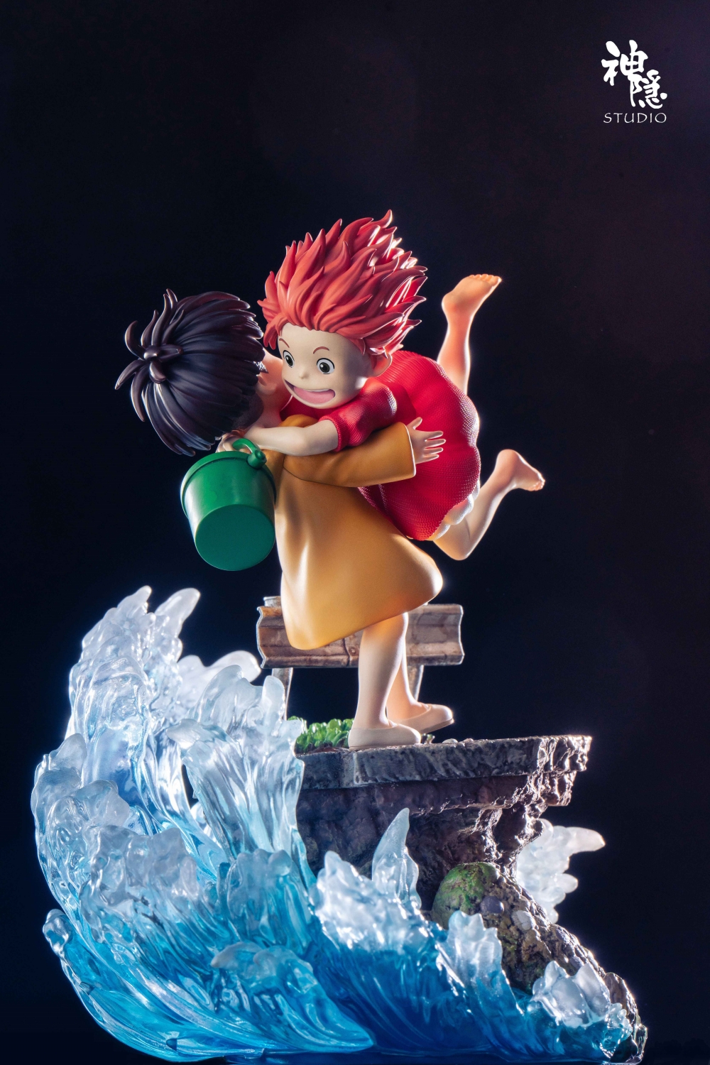Pre-order Kagemaru Ponyo Likes Sosuke Cliff Golden Fish Princess GK Limited Edition Figure Statue Model-Statue Master