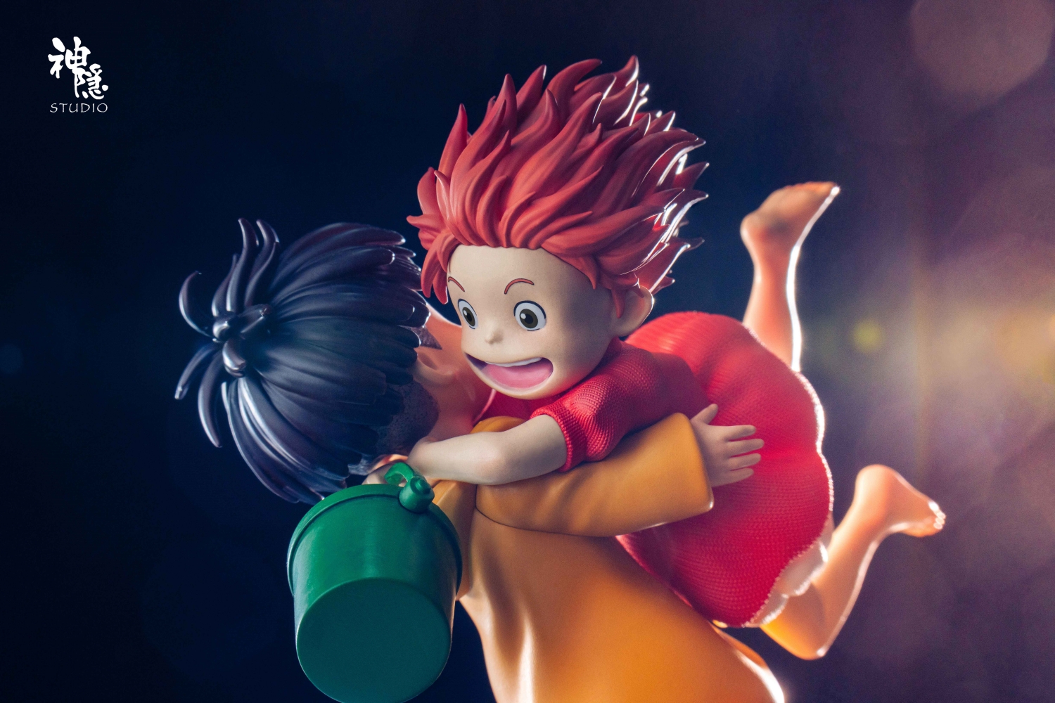 Pre-order Kagemaru Ponyo Likes Sosuke Cliff Golden Fish Princess GK Limited Edition Figure Statue Model-Statue Master