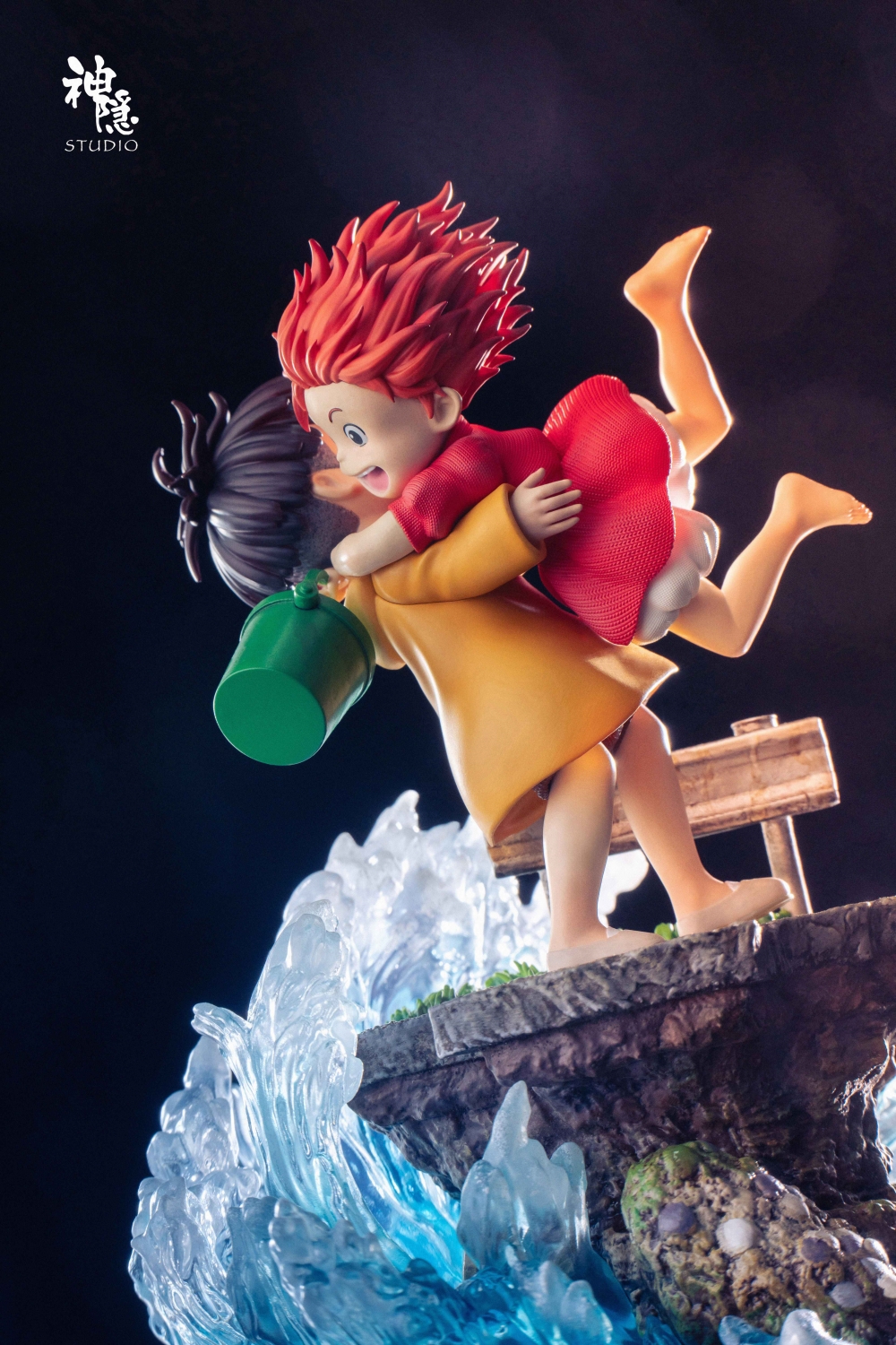 Pre-order Kagemaru Ponyo Likes Sosuke Cliff Golden Fish Princess GK Limited Edition Figure Statue Model-Statue Master
