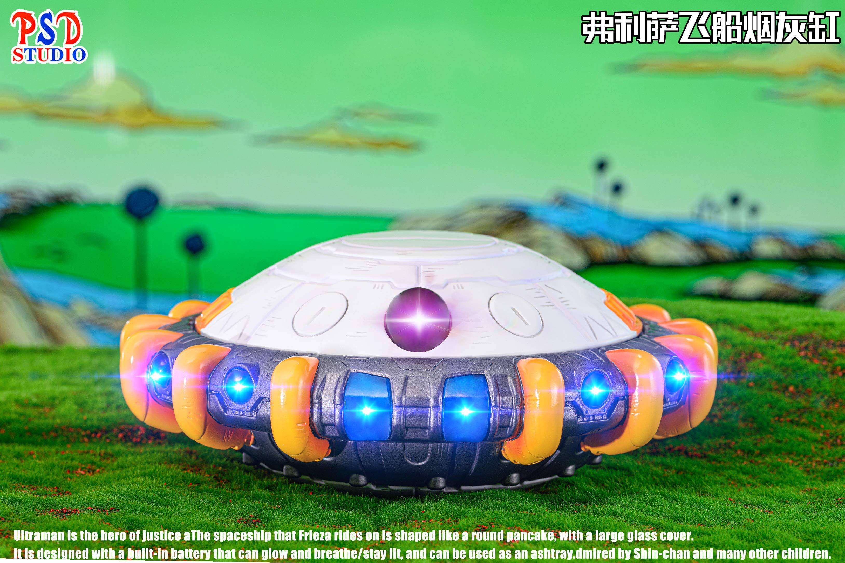 PSD Frieza Spaceship Light Ashtray Dragon Ball GK Limited Edition Figure Statue Model