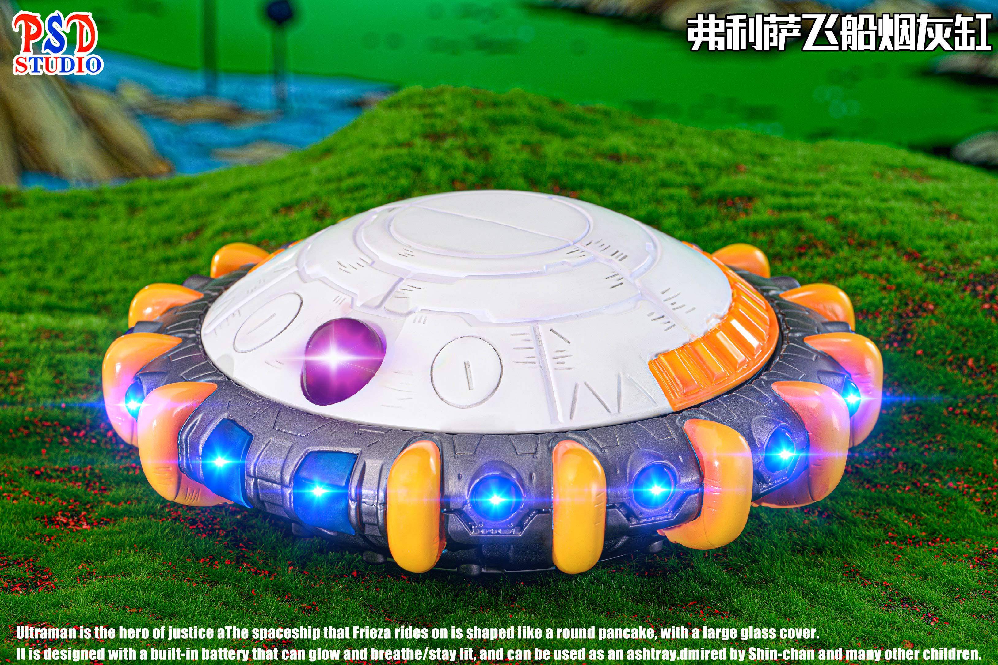 PSD Frieza Spaceship Light Ashtray Dragon Ball GK Limited Edition Figure Statue Model