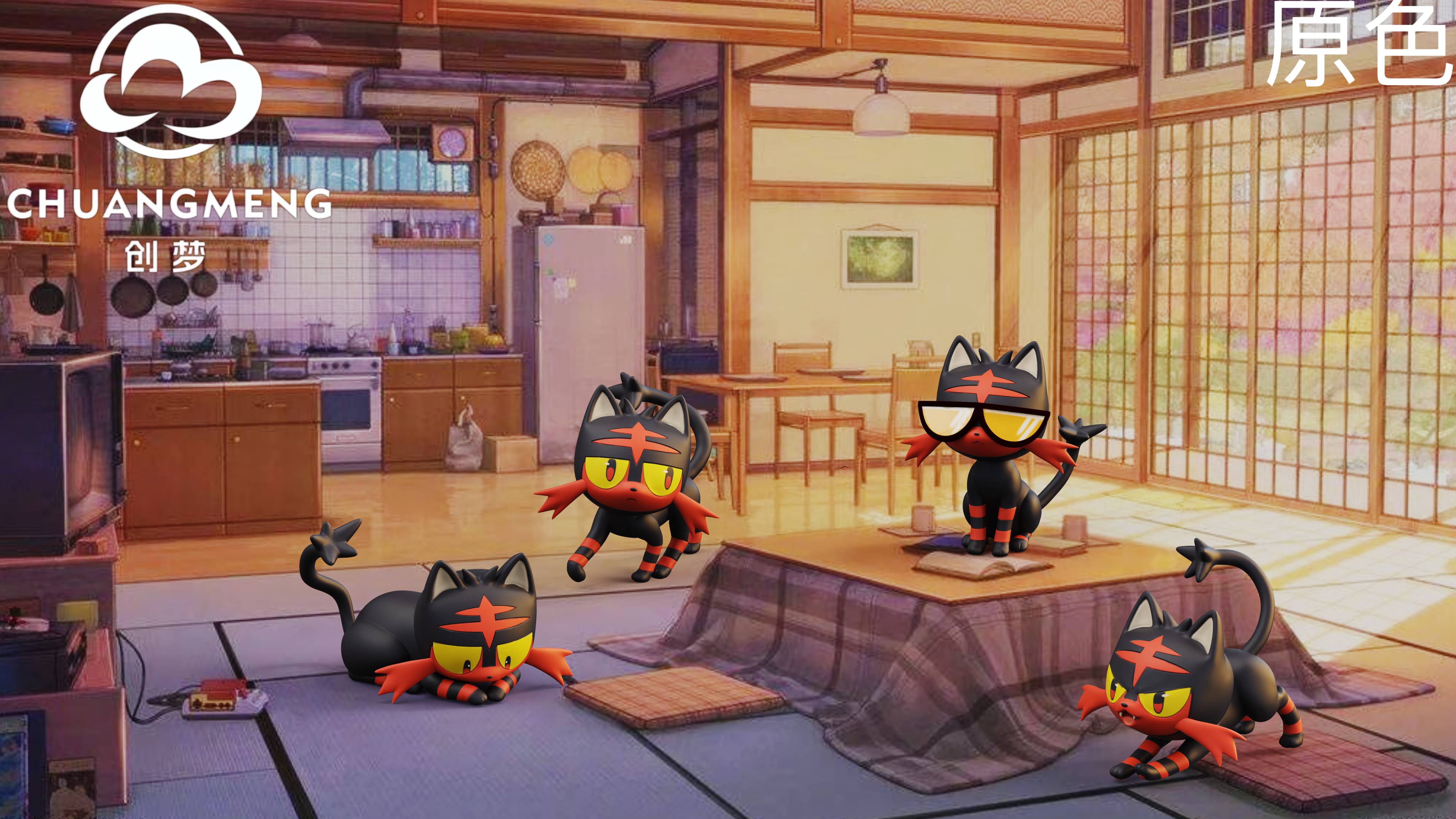 CM Dream Creation Pokémon Series Fourth Wave Flame Cat GK Limited Edition Figure Statue Model