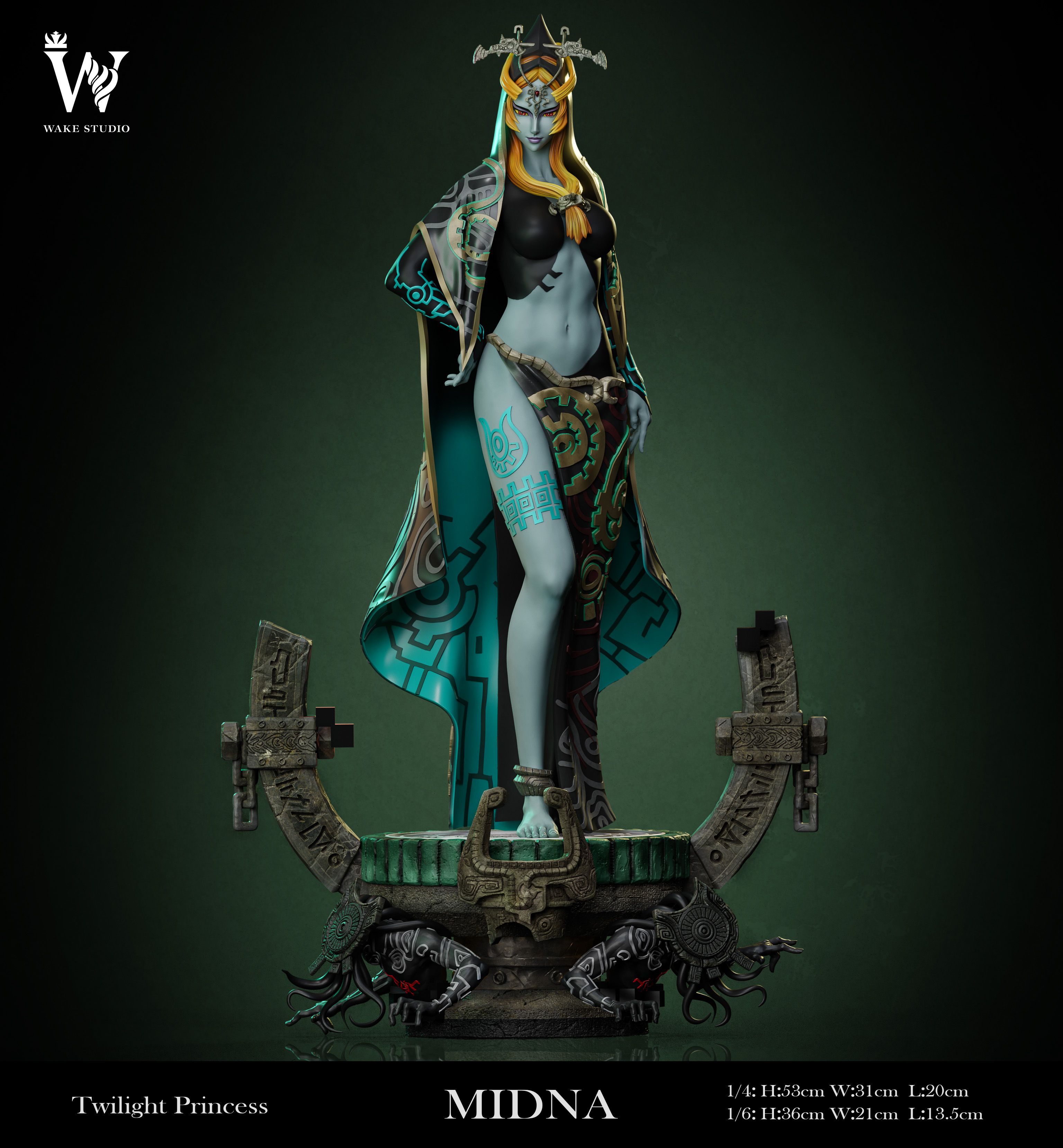 Pre-order Wake The Legend of Zelda Twilight Princess Series Adult Midna GK Limited Edition Statue Model-Statue Master