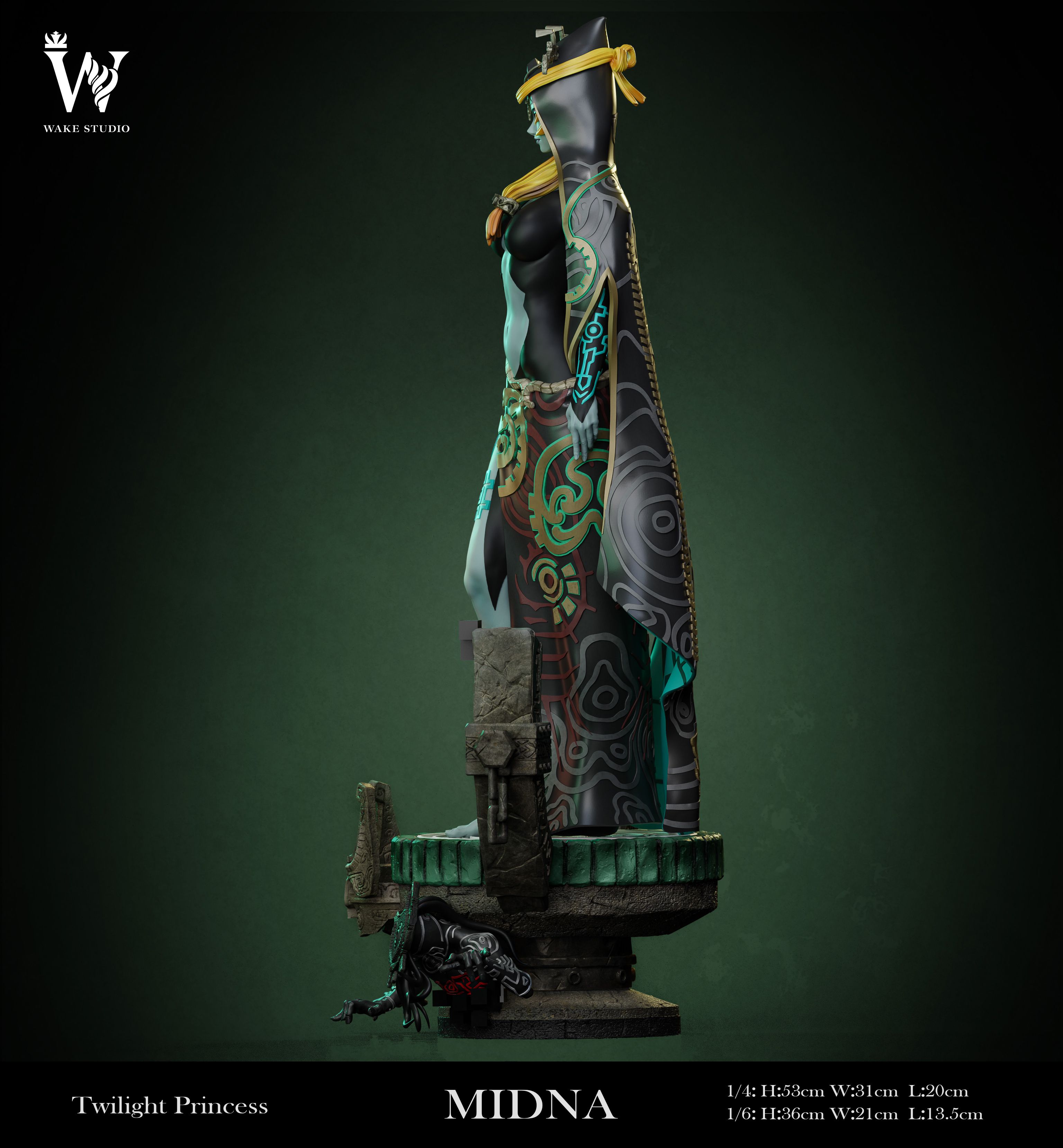 Pre-order Wake The Legend of Zelda Twilight Princess Series Adult Midna GK Limited Edition Statue Model-Statue Master
