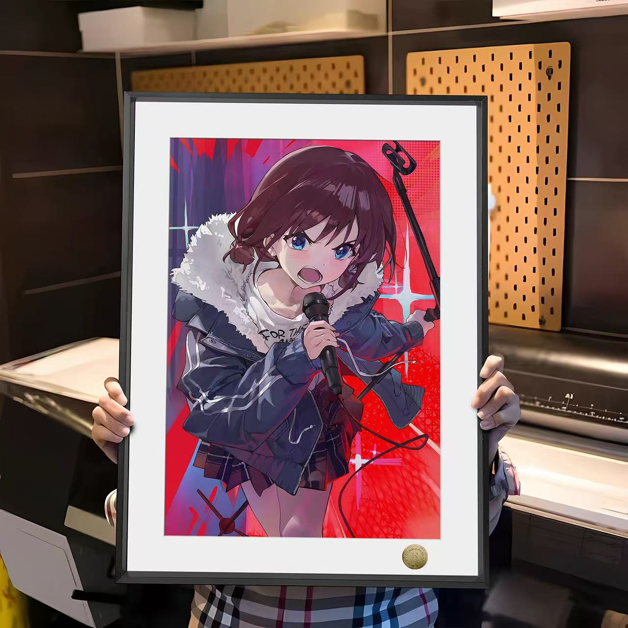 Qian Niao Society Emperor Frog Jing Qin Ren Cai Girls Band CRY Lead Singer Decorative Painting In Stock-Statue Master