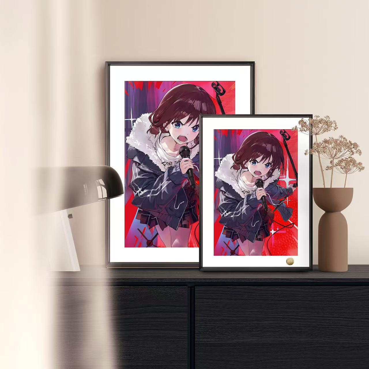 Qian Niao Society Emperor Frog Jing Qin Ren Cai Girls Band CRY Lead Singer Decorative Painting In Stock-Statue Master