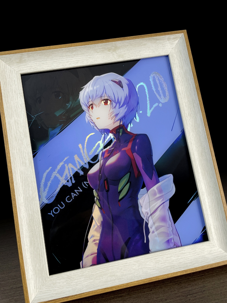 Mengmeng Studio EVA Neon Genesis Evangelion Asuka Langley Laser Glitter Reflective Painting In Stock