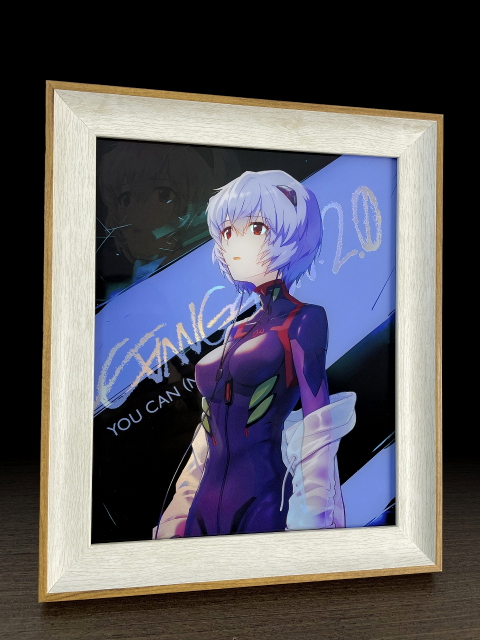 Mengmeng Studio EVA Neon Genesis Evangelion Asuka Langley Laser Glitter Reflective Painting In Stock