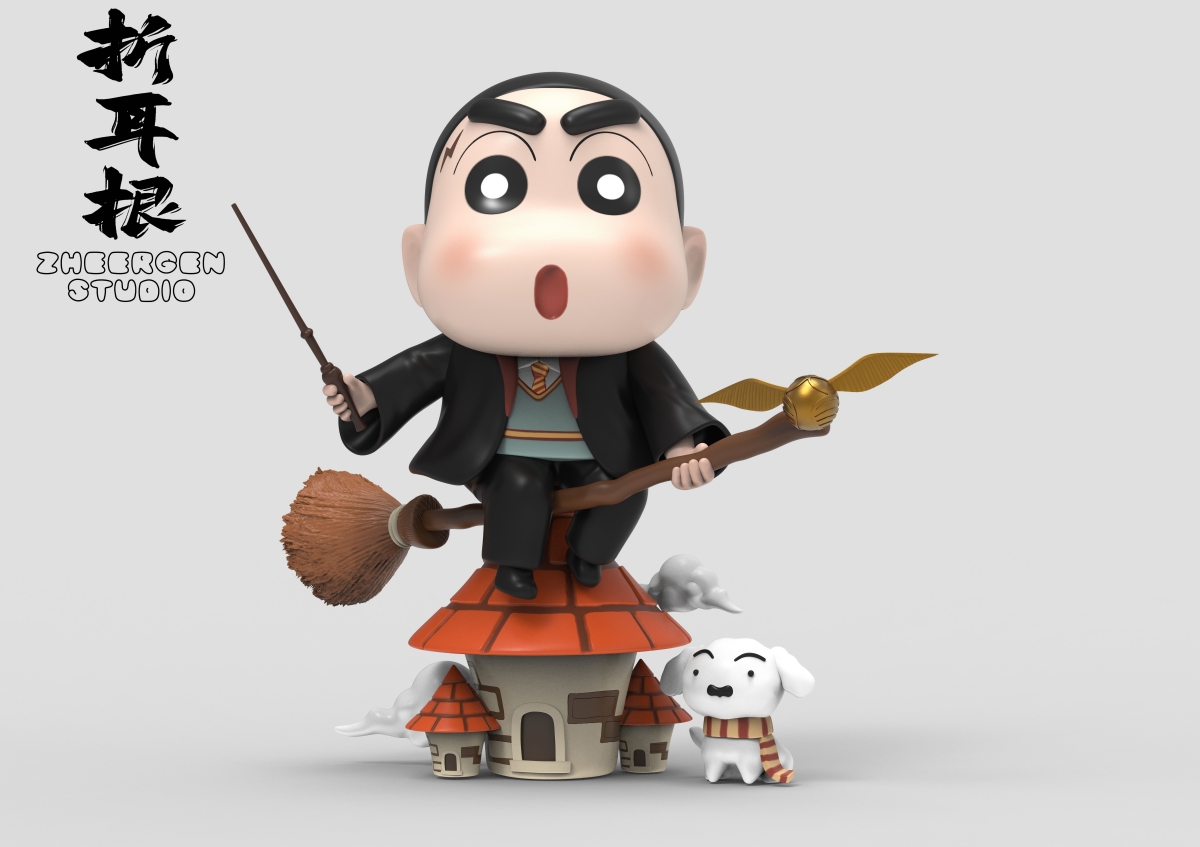 ZheErGen Studio - Crayon Shin-chan - 野原 しんのすけ Cos Harry Poter Statue(GK)