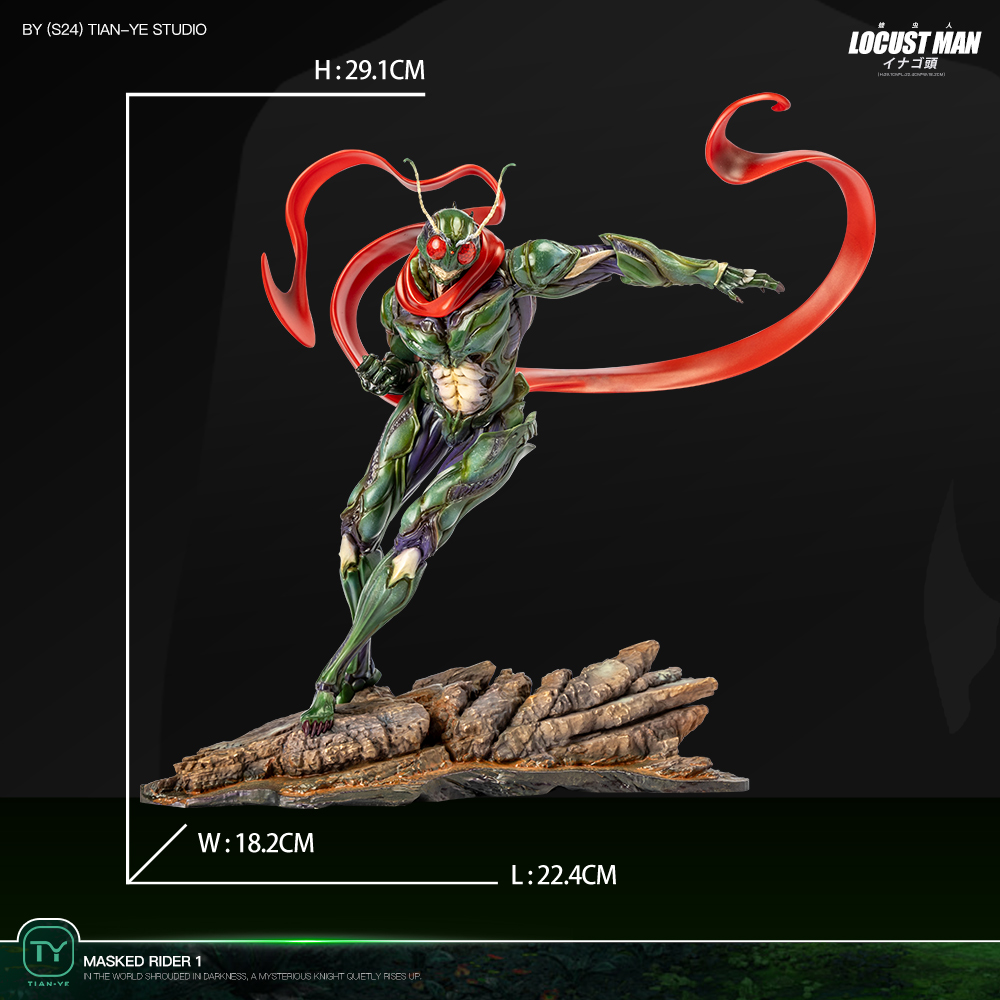 In stock Locust Man | Painted finished product!