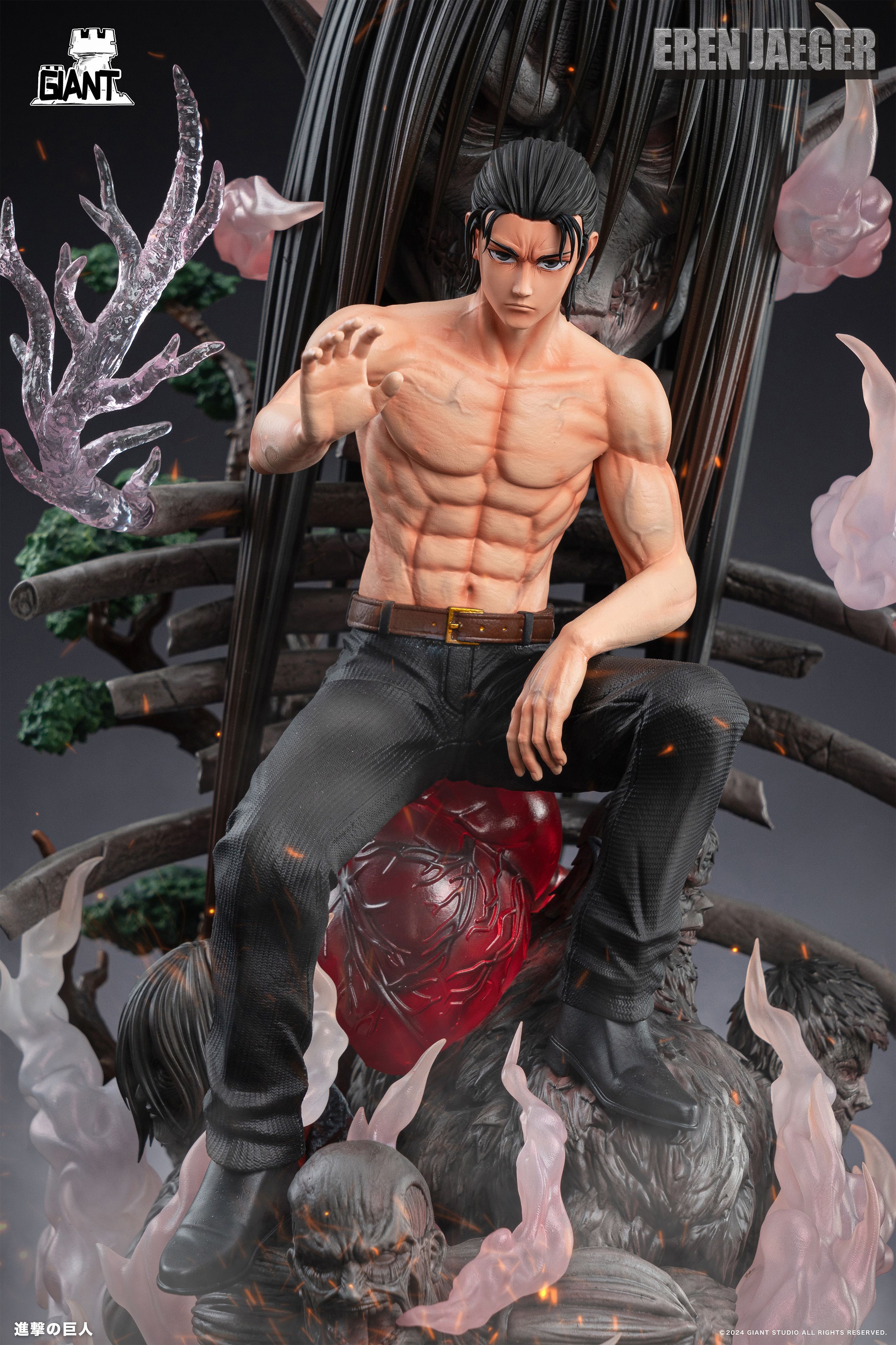 Pre-order Giant Series 1/4 Sitting Pose Allen Attack on Titan GK Limited Edition Statue Figure