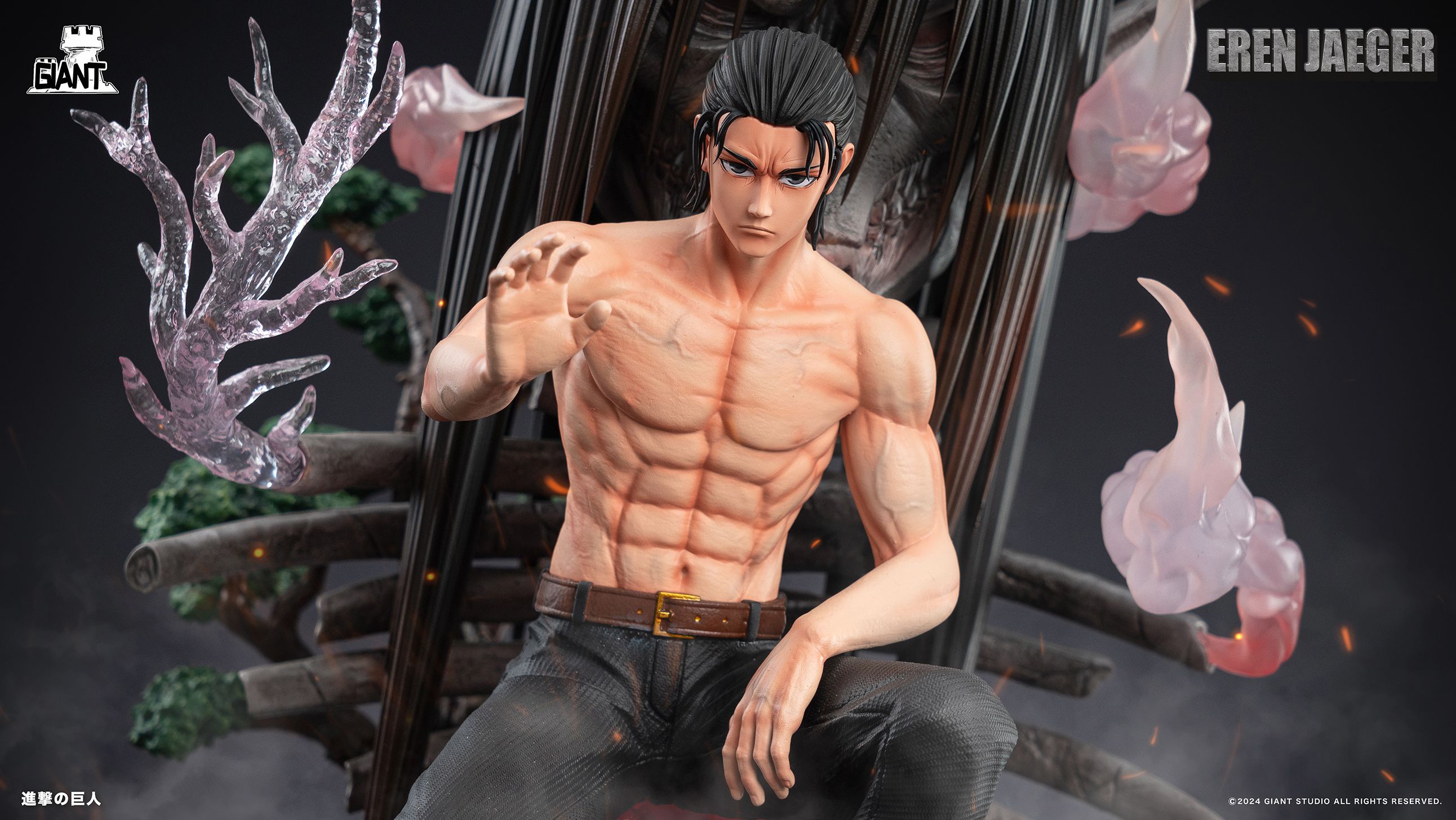 Pre-order Giant Series 1/4 Sitting Pose Allen Attack on Titan GK Limited Edition Statue Figure