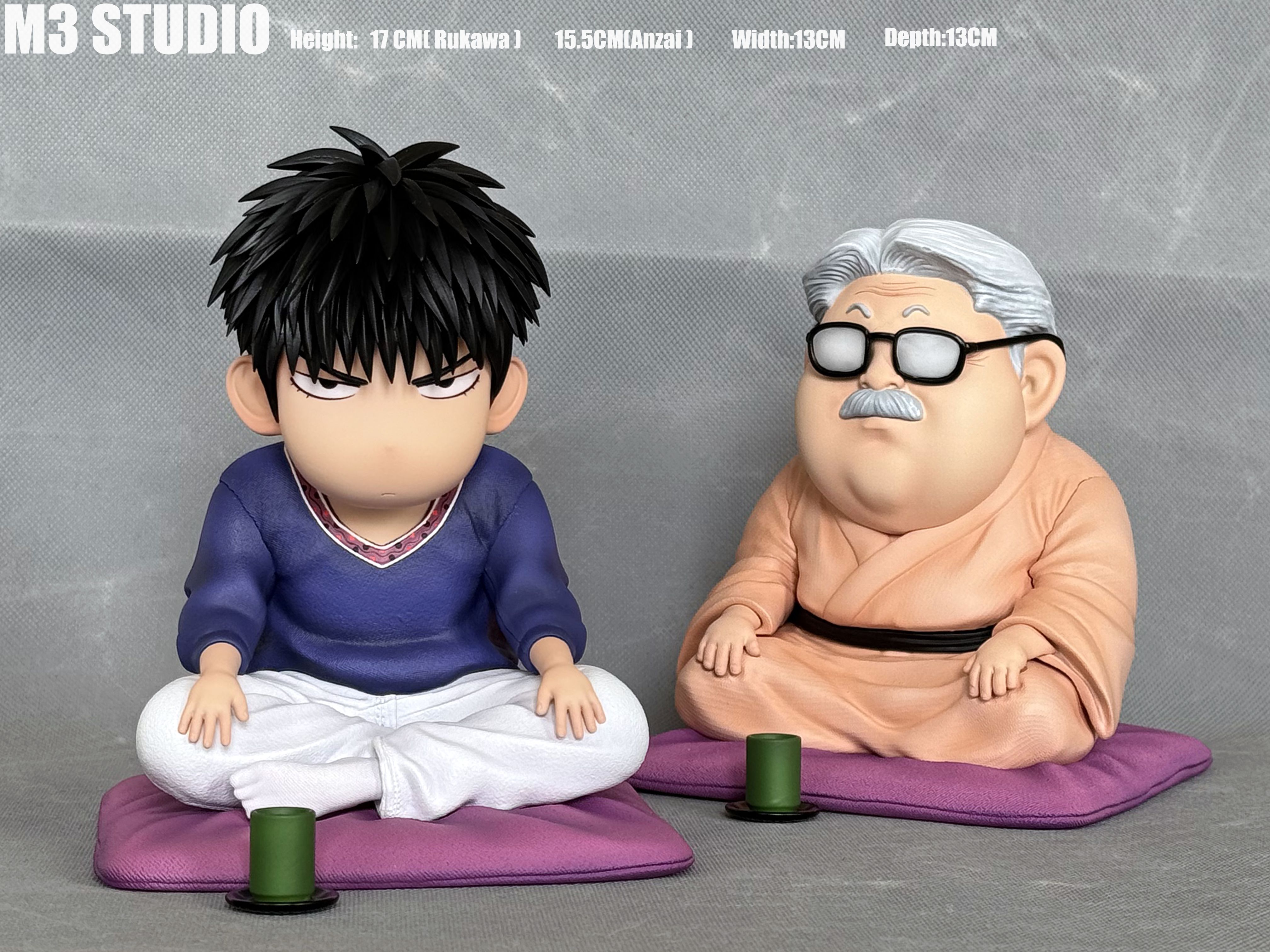 M3 Q-version Slam Dunk Hanamichi Sakuragi Coach Anzai GK Limited Edition Figure Statue Model