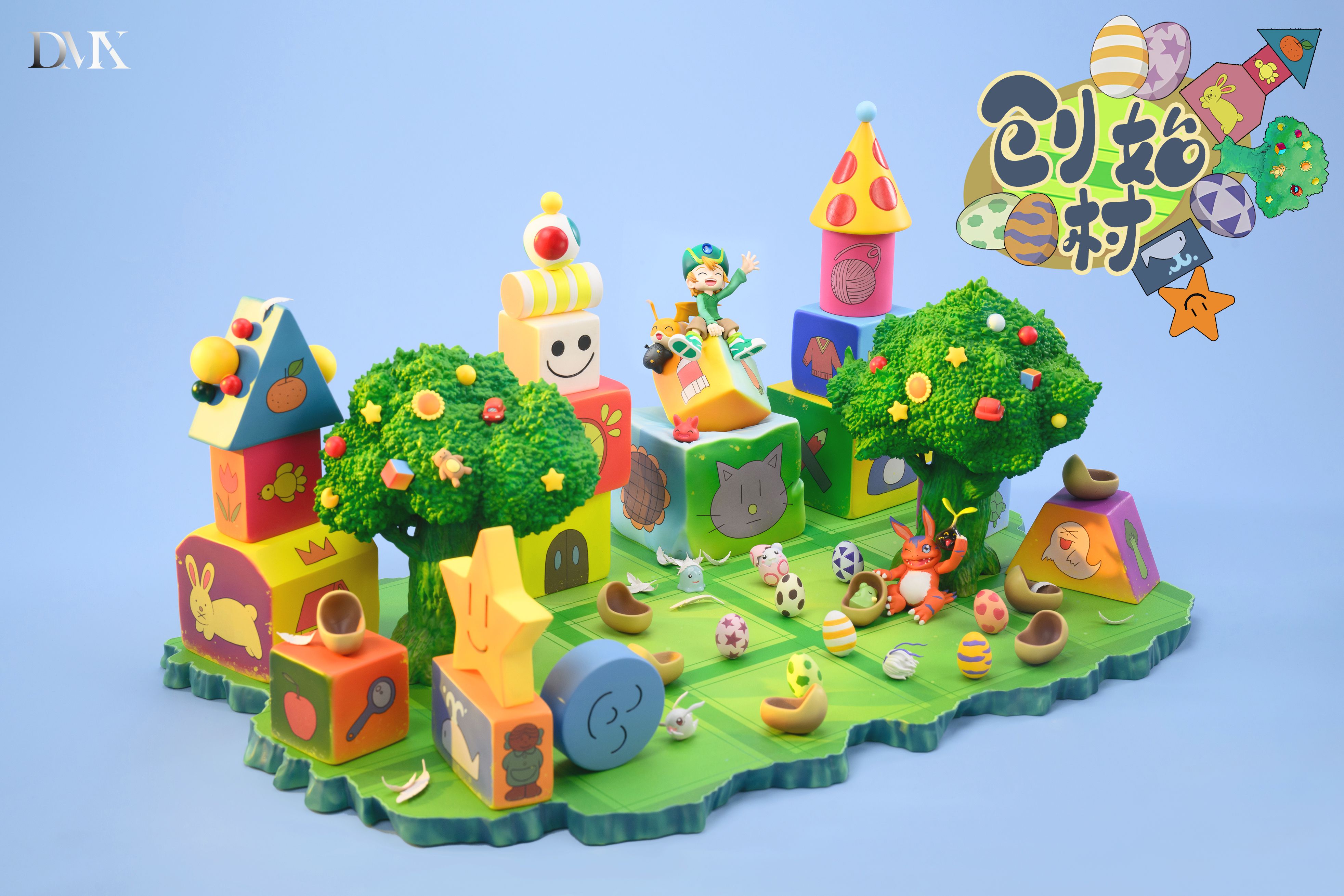 Pre-order DMX The Memory of the Founding Village Digital Baby GK Limited Edition Figure Statue Model