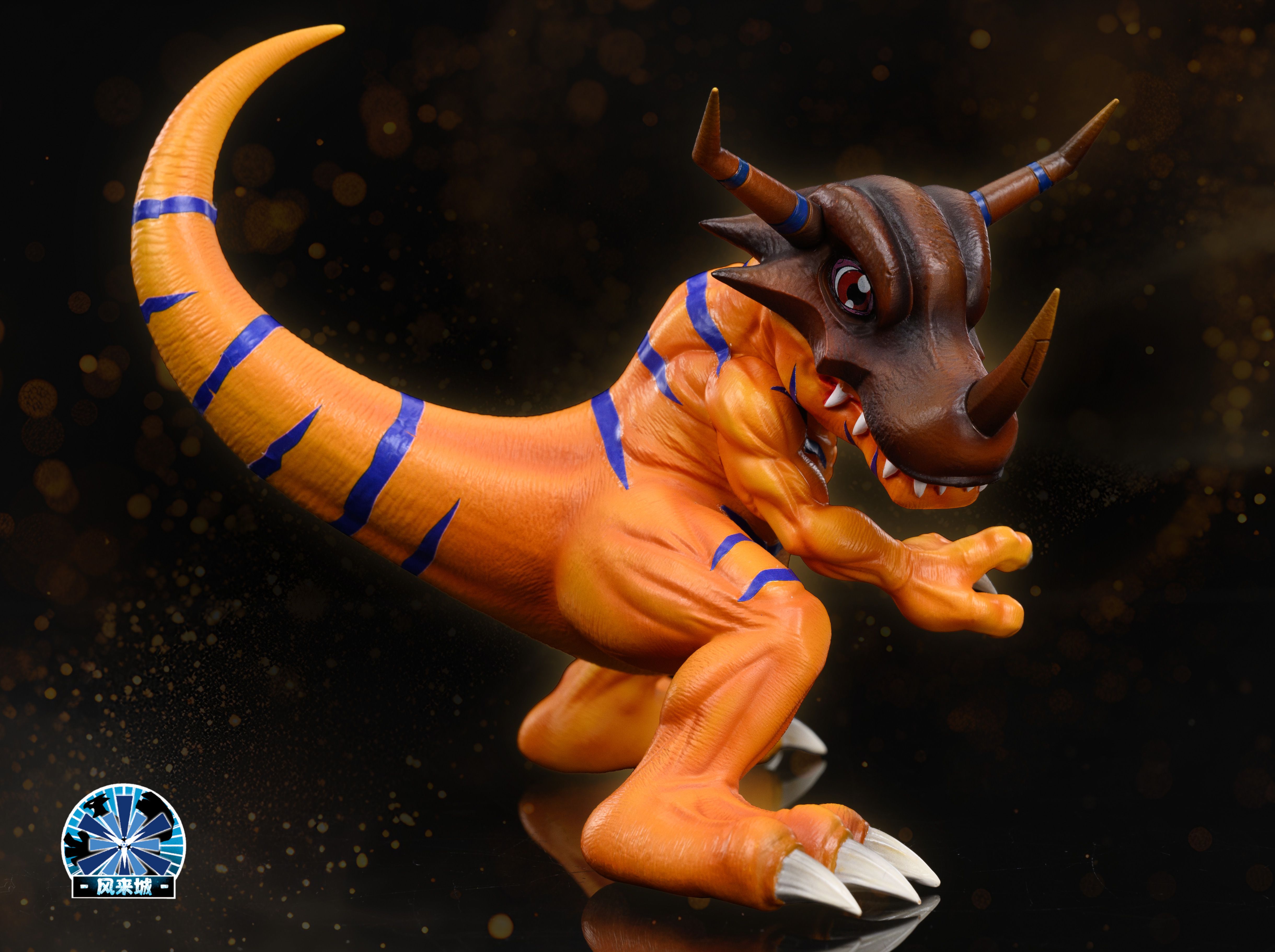 Wind City PF, Digital Monster 01, Tyrannosaurus GK limited edition handcrafted statue model.
