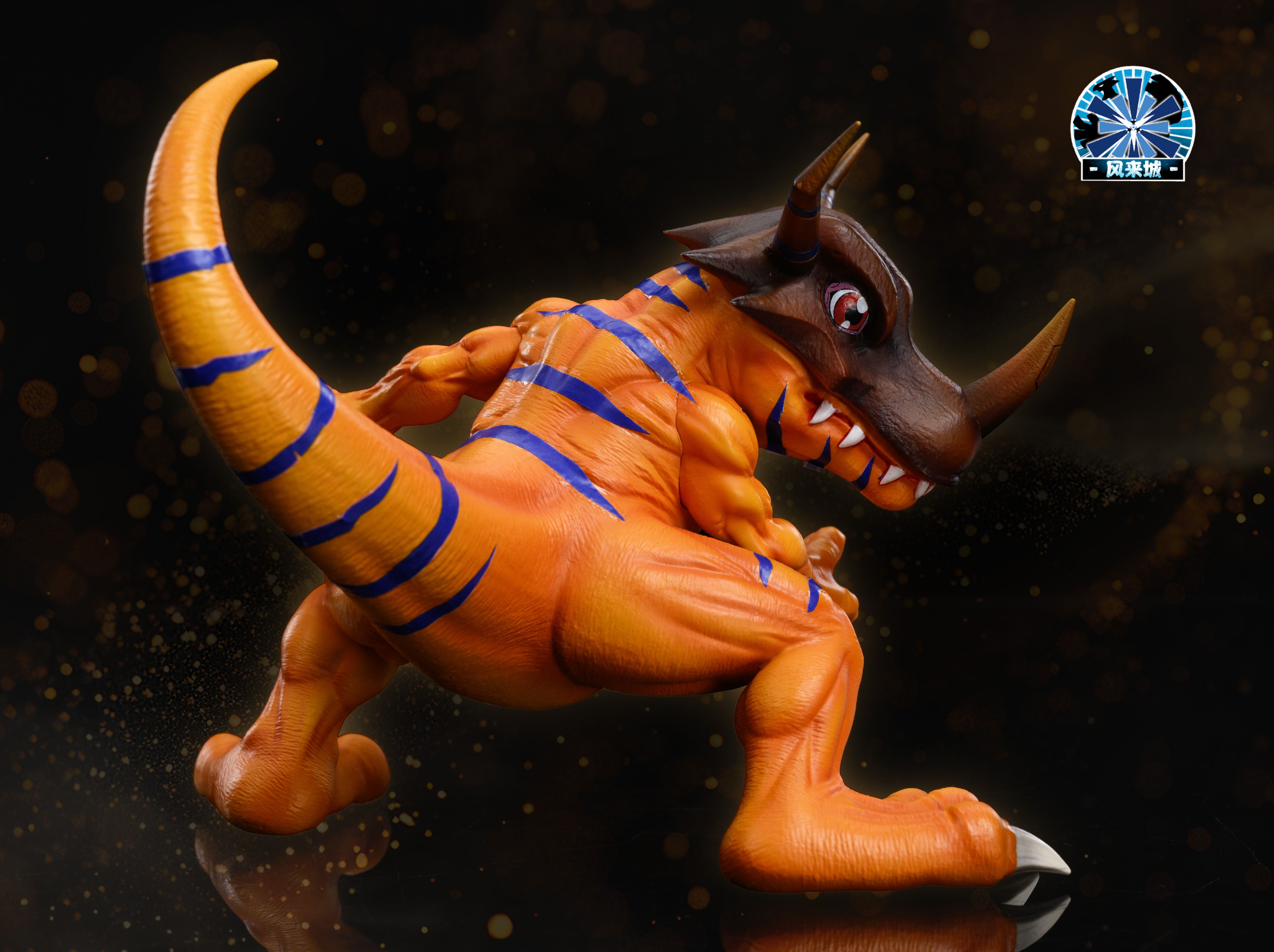 Wind City PF, Digital Monster 01, Tyrannosaurus GK limited edition handcrafted statue model.