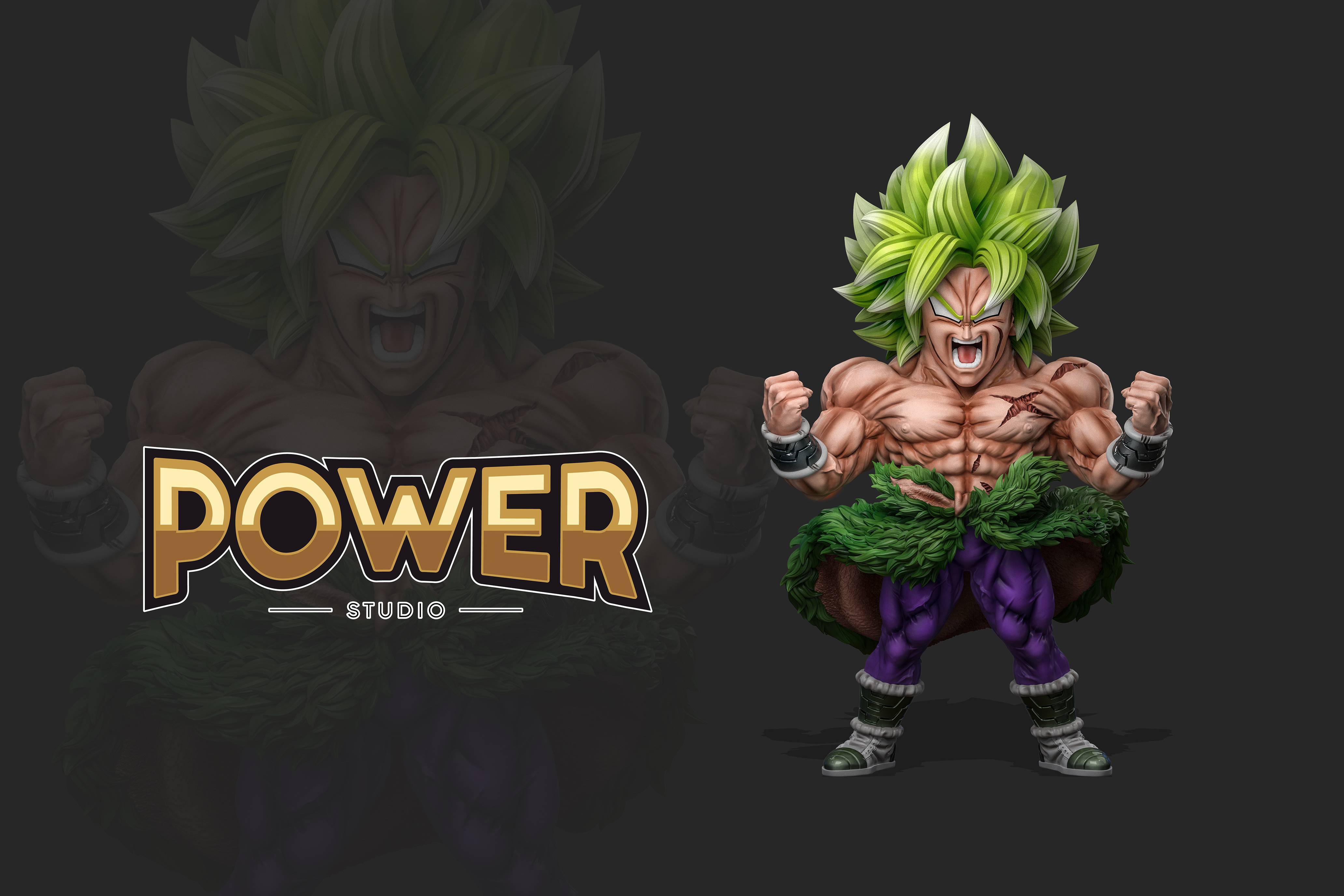 Power wcf Dragon Ball Broly GK Limited Edition Figure Statue Model