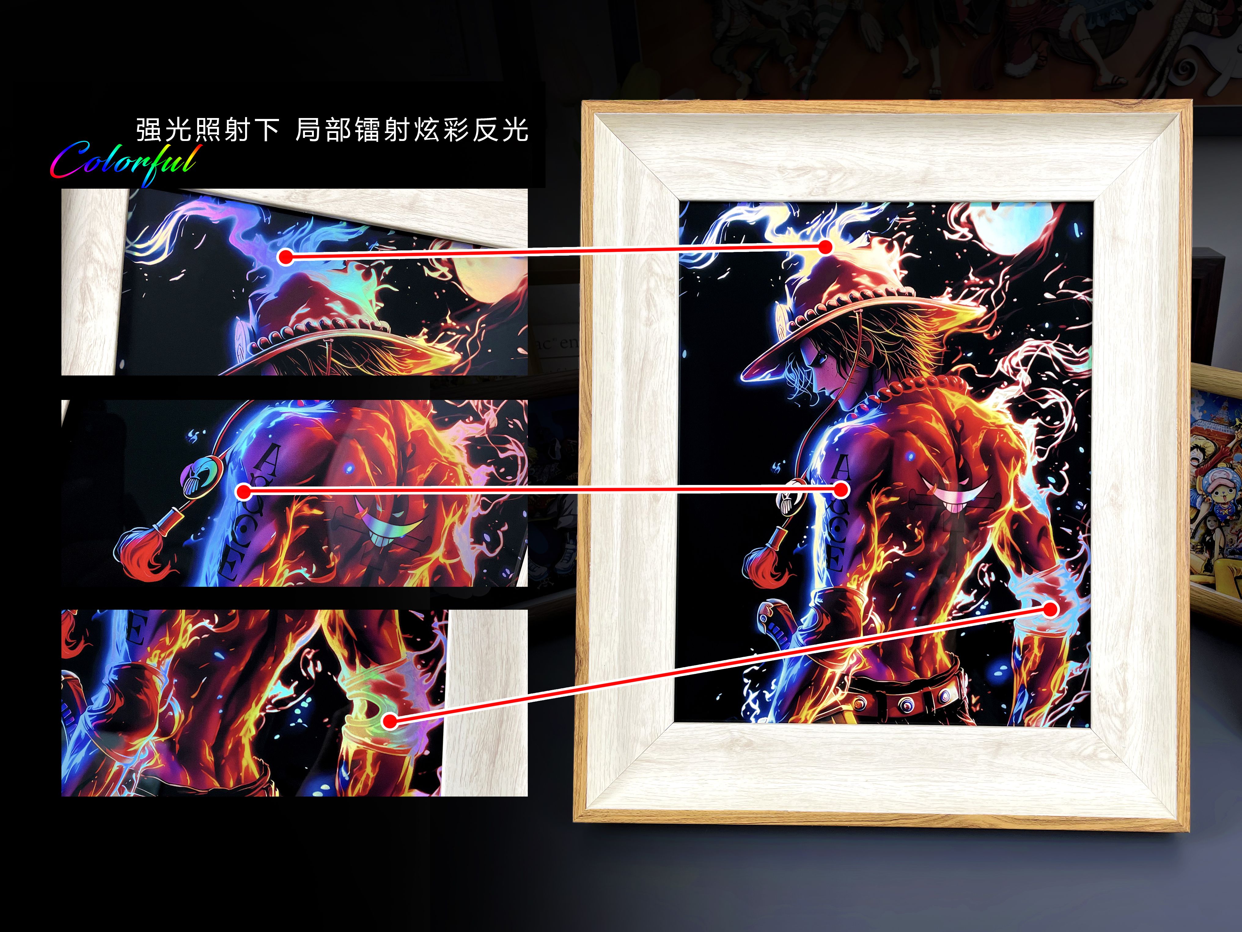 MOMO Studio - One piece - Decorative Painting of Ace Painting Scene