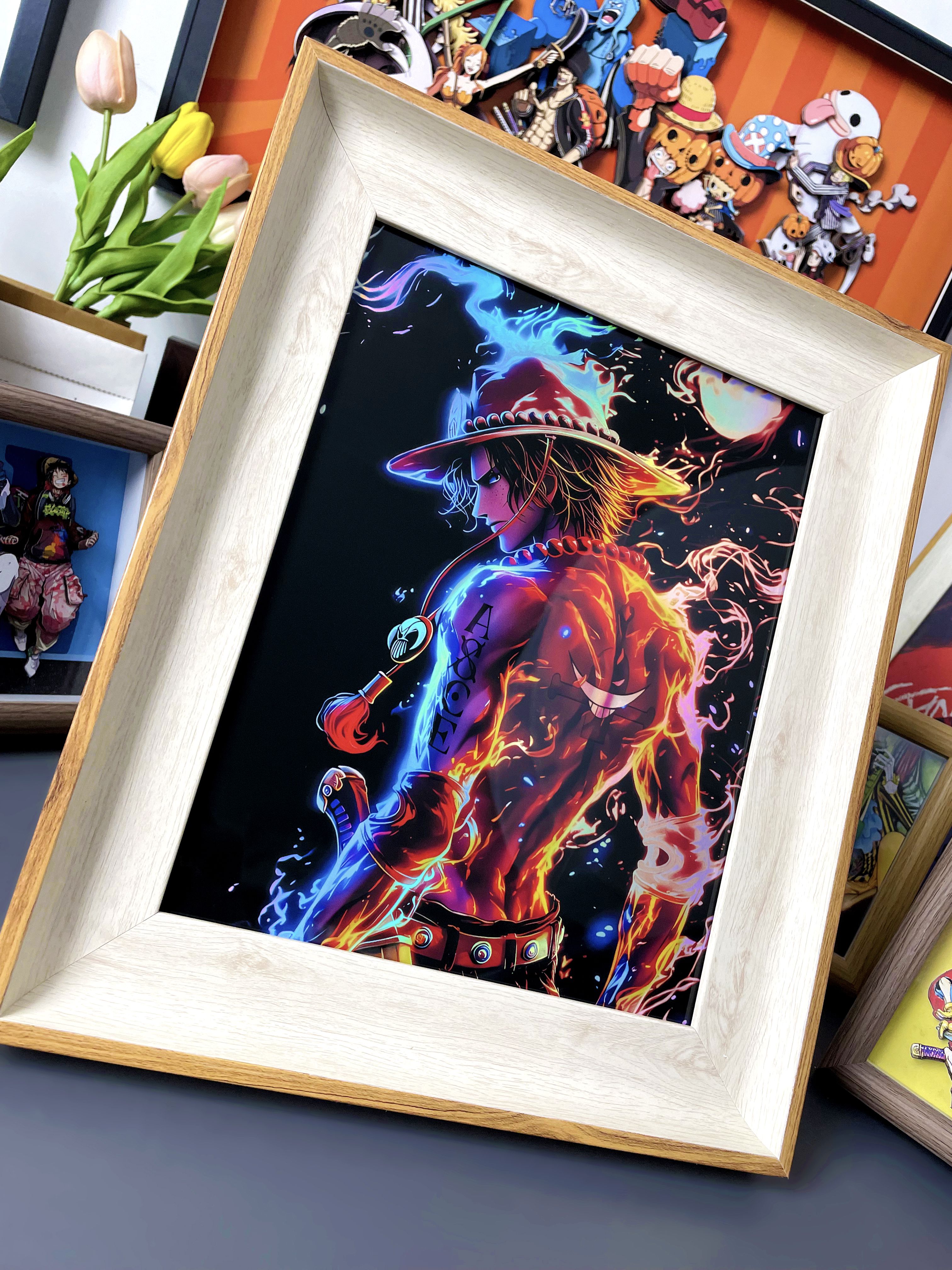 MOMO Studio - One piece - Decorative Painting of Ace Painting Scene