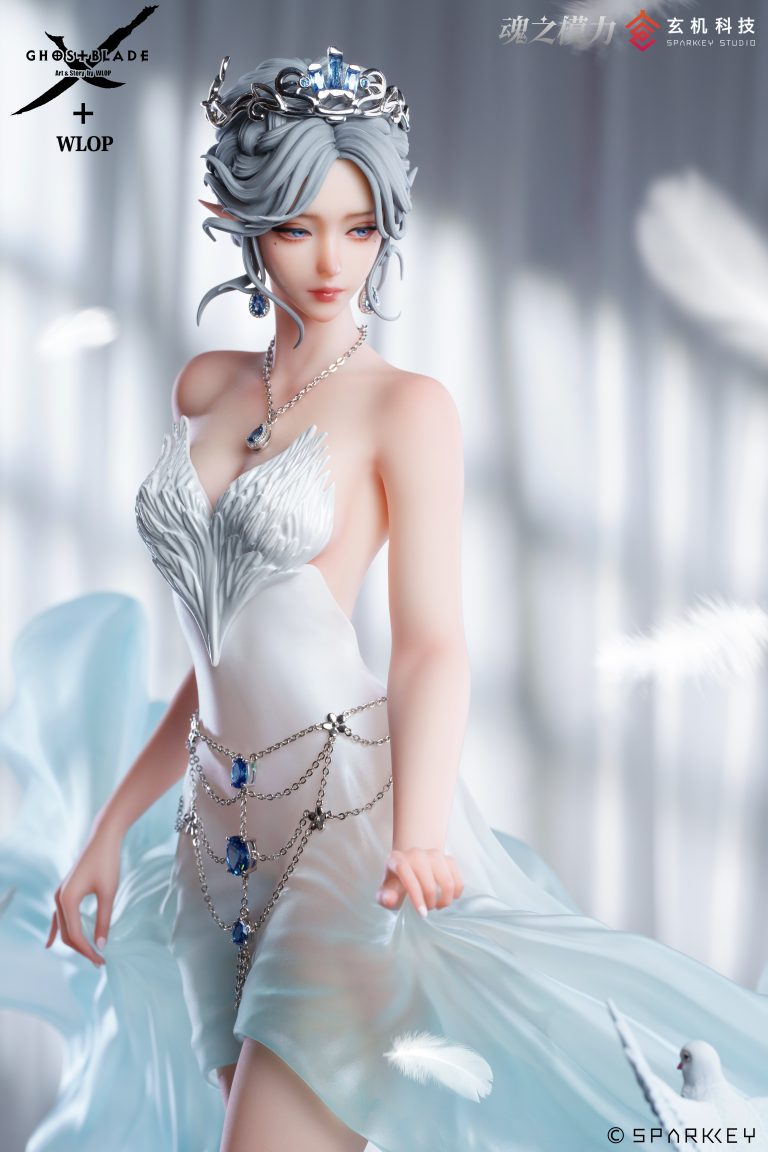 Hun Zhi Mo Li - Ghost Blade Hai Qinyan Turns to Look at the Abyss (Licensed) Statue(GK)