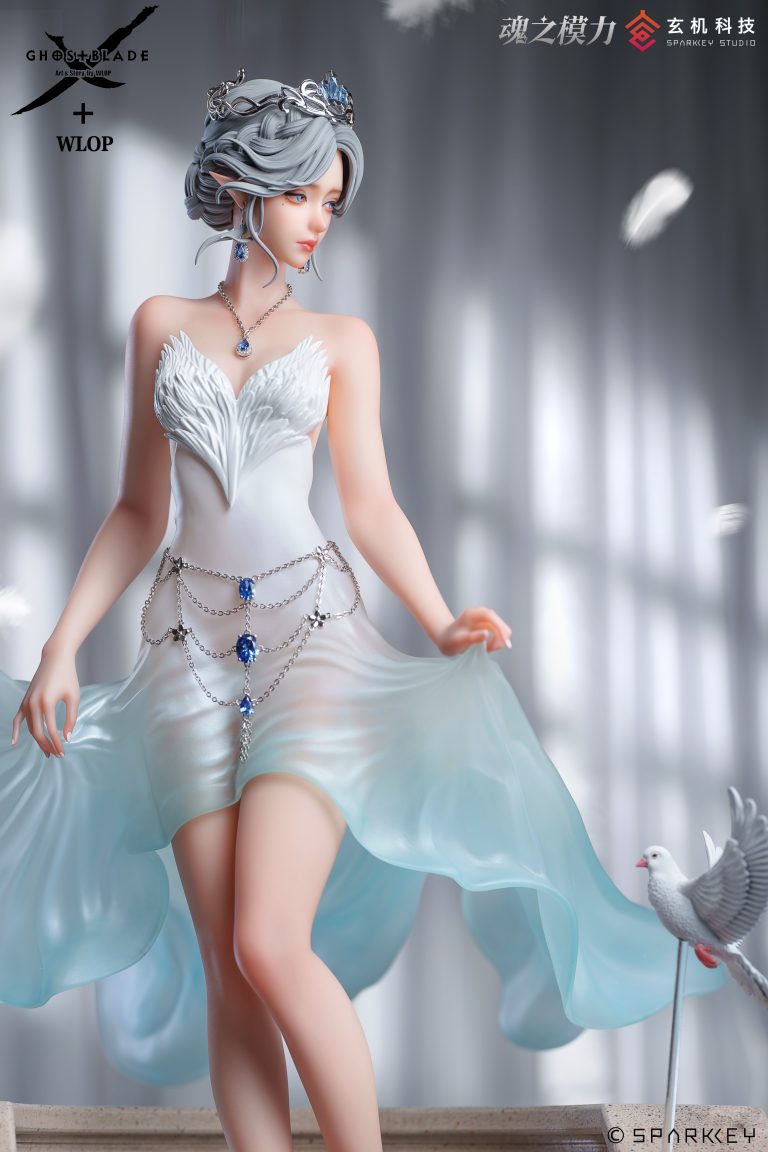 Hun Zhi Mo Li - Ghost Blade Hai Qinyan Turns to Look at the Abyss (Licensed) Statue(GK)