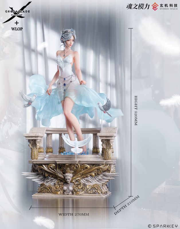 Hun Zhi Mo Li - Ghost Blade Hai Qinyan Turns to Look at the Abyss (Licensed) Statue(GK)