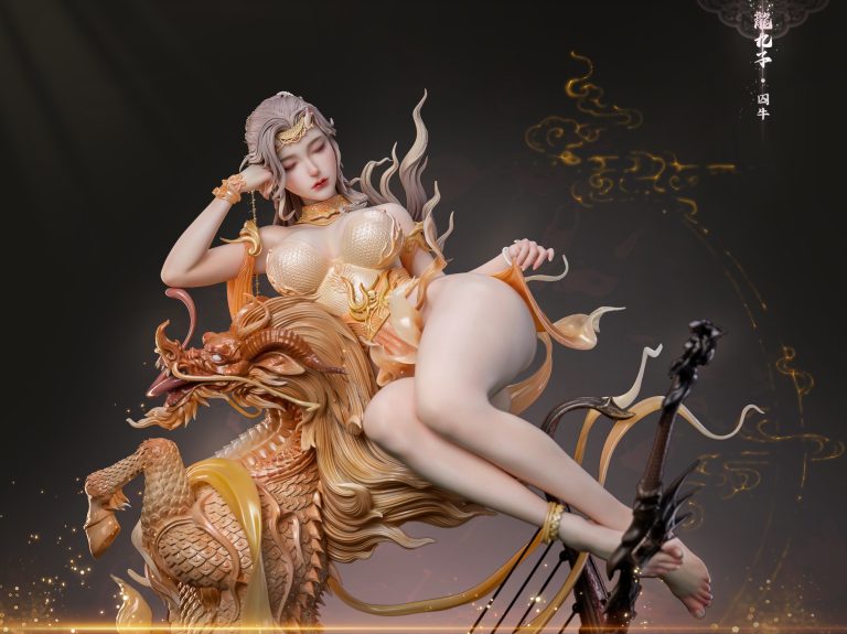 Gu Dao Studio - Original Dragon's nine sons Qiu Niu (Licensed) 1/4 Statue(GK) (Adult 18+)