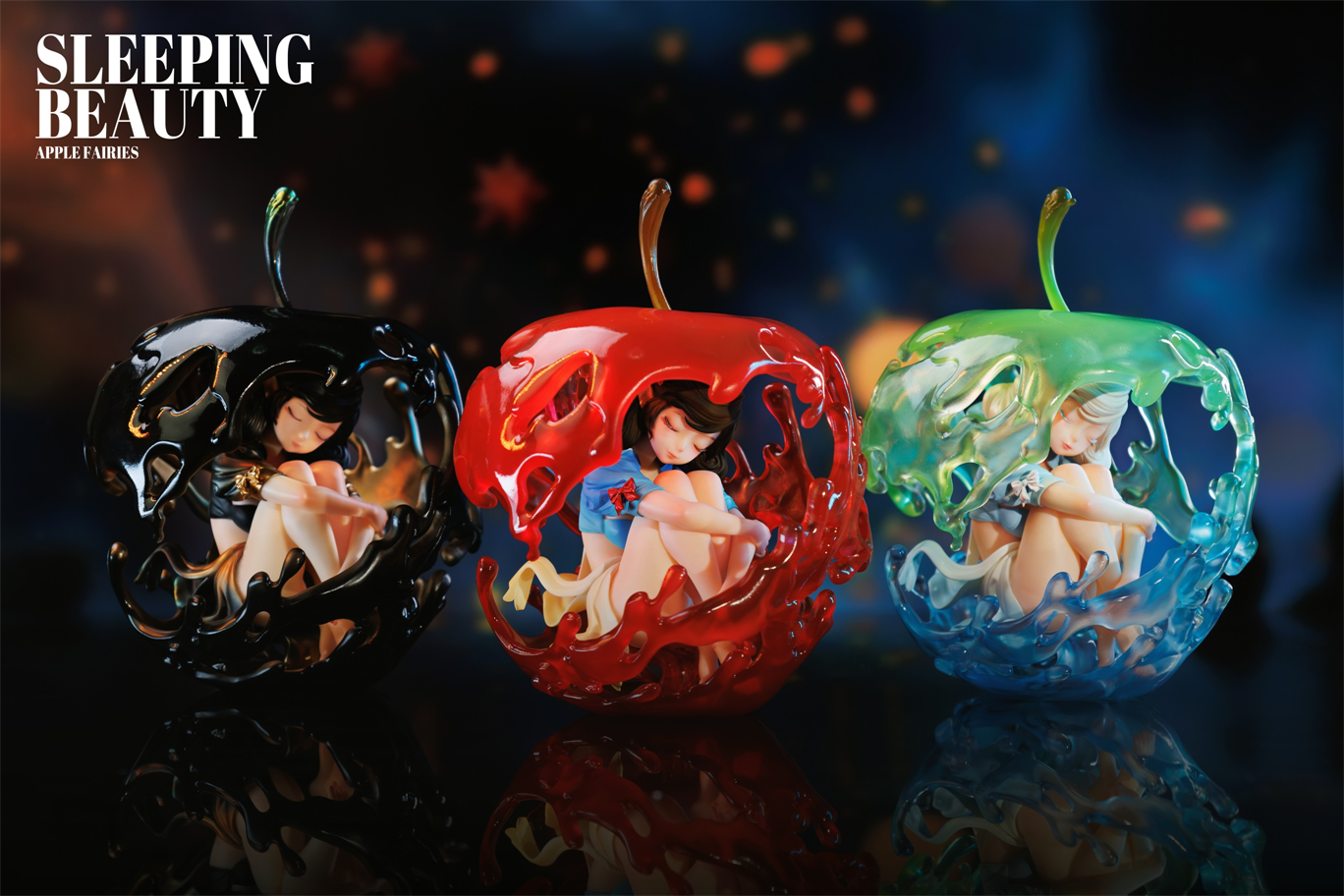 WeArtDoing Studio - Sleeping Apple Fairies Statue(GK)