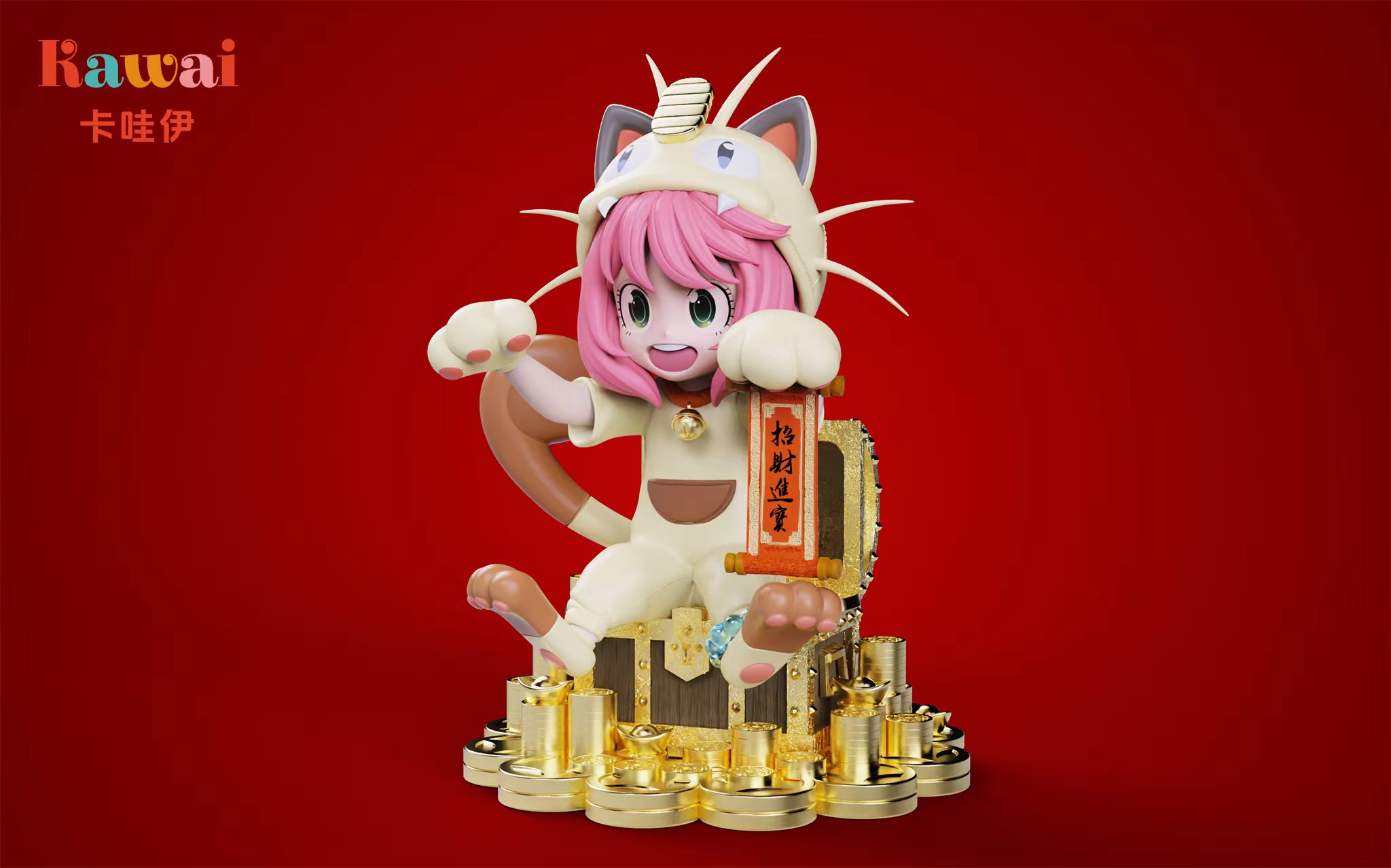 Kawai Studio - Spy x Family Meowth Anya Forger Statue(GK)