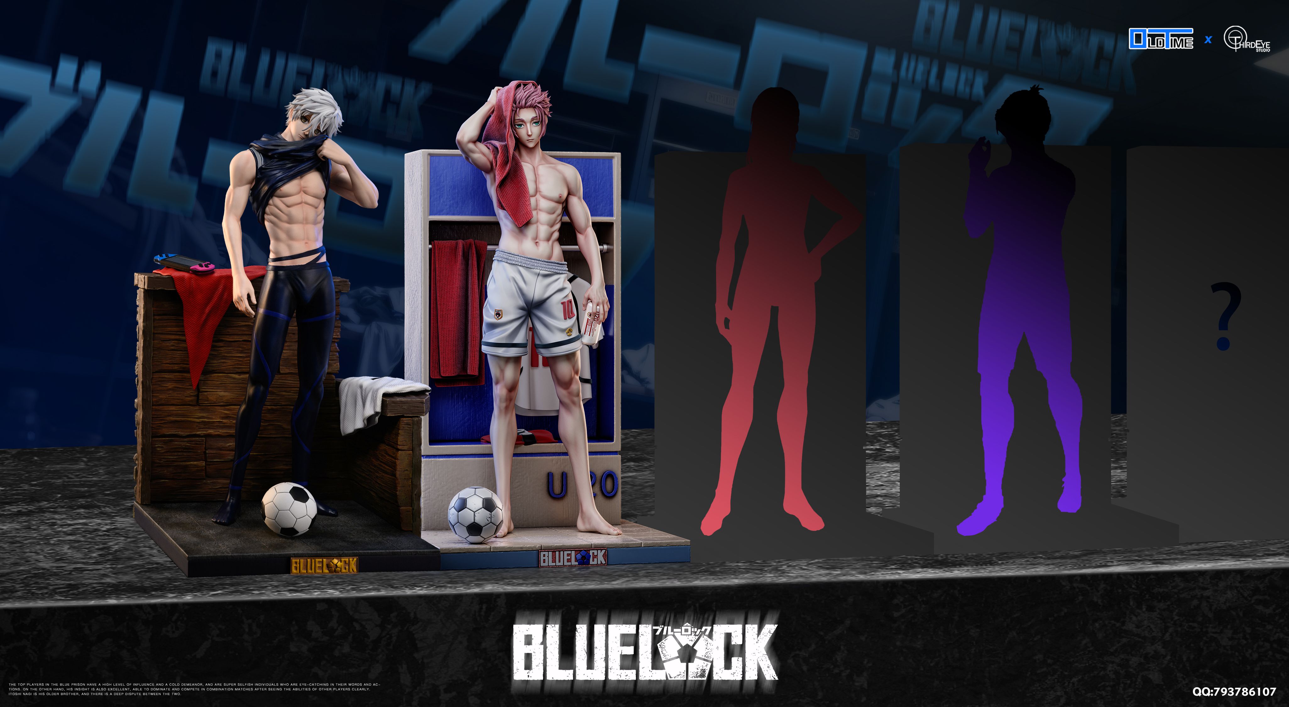 Old Time Studio - Sae Itoshi Blue Lock Statue