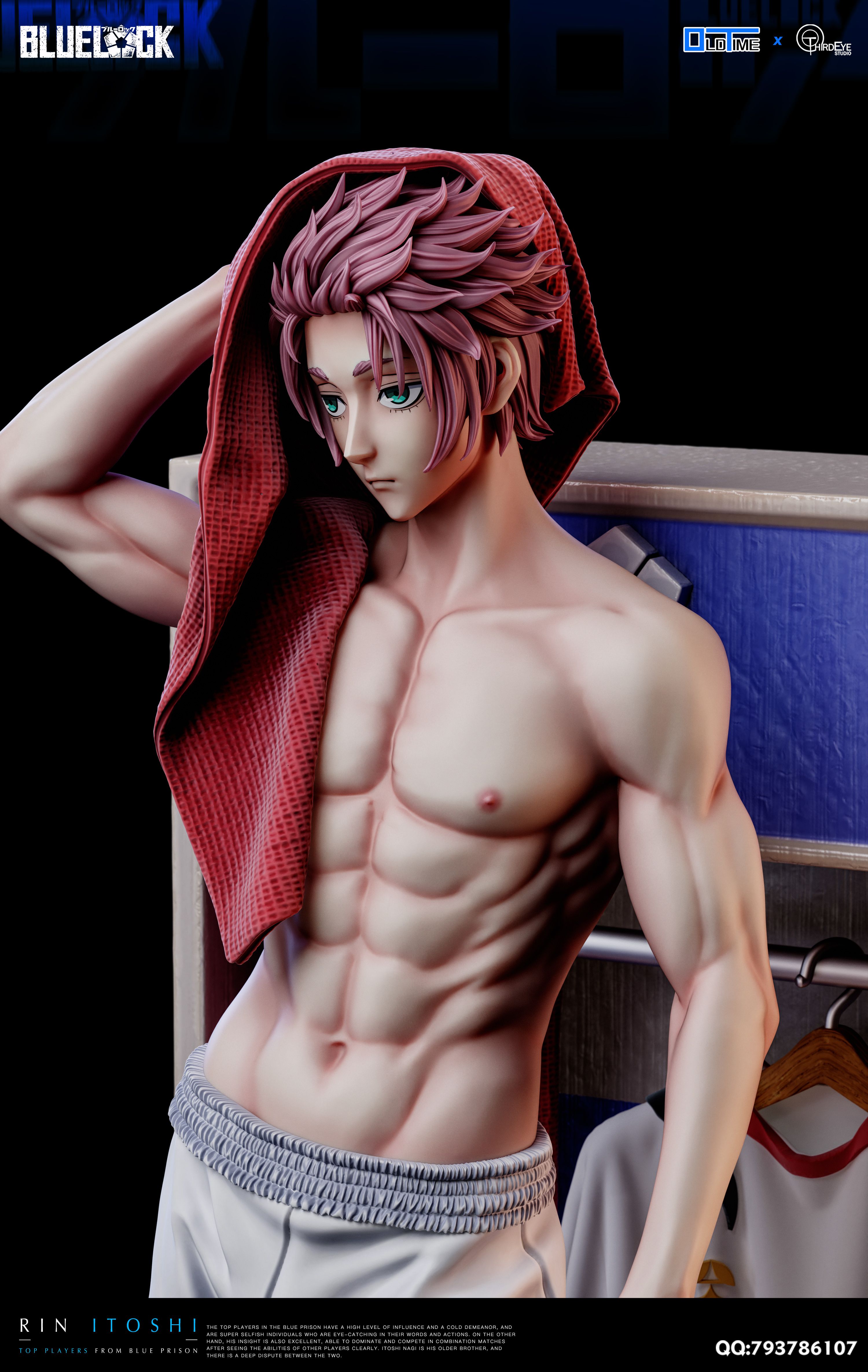 Old Time Studio - Sae Itoshi Blue Lock Statue