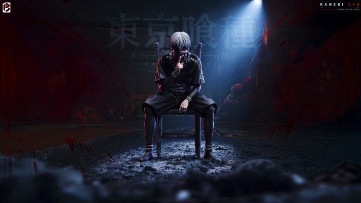 Black and White Studio - Tokyo Ghoul Ken Kaneki Aogiri Tree Chair 2.0 Statue(GK)