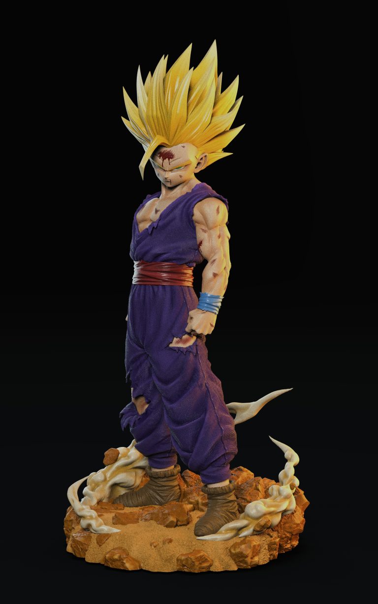 2％ Studio - Dragon Ball Super Saiyan 2 Son Gohan 1/1 Statue(GK)