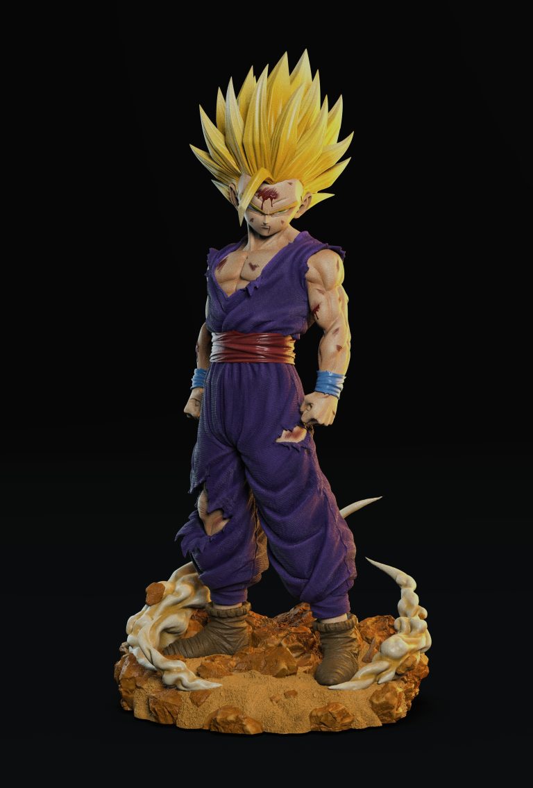 2％ Studio - Dragon Ball Super Saiyan 2 Son Gohan 1/1 Statue(GK)