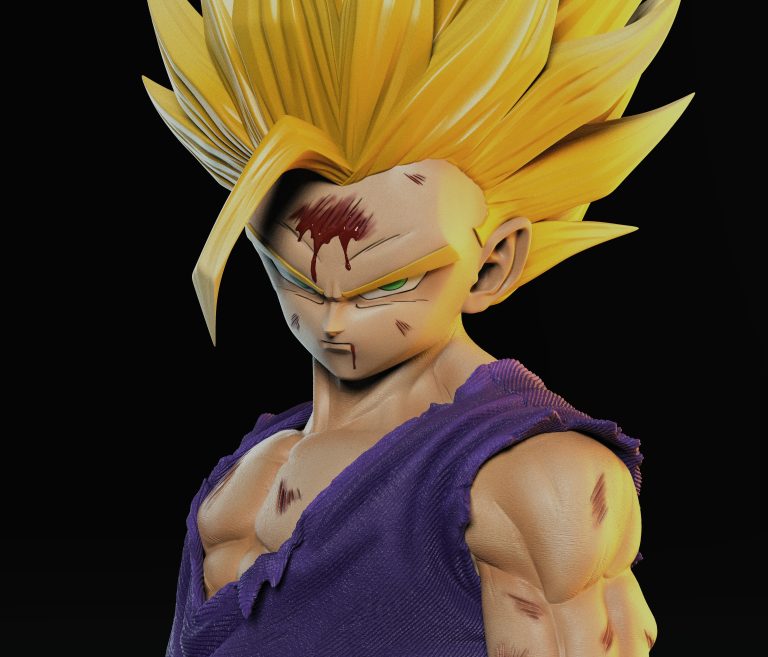 2％ Studio - Dragon Ball Super Saiyan 2 Son Gohan 1/1 Statue(GK)