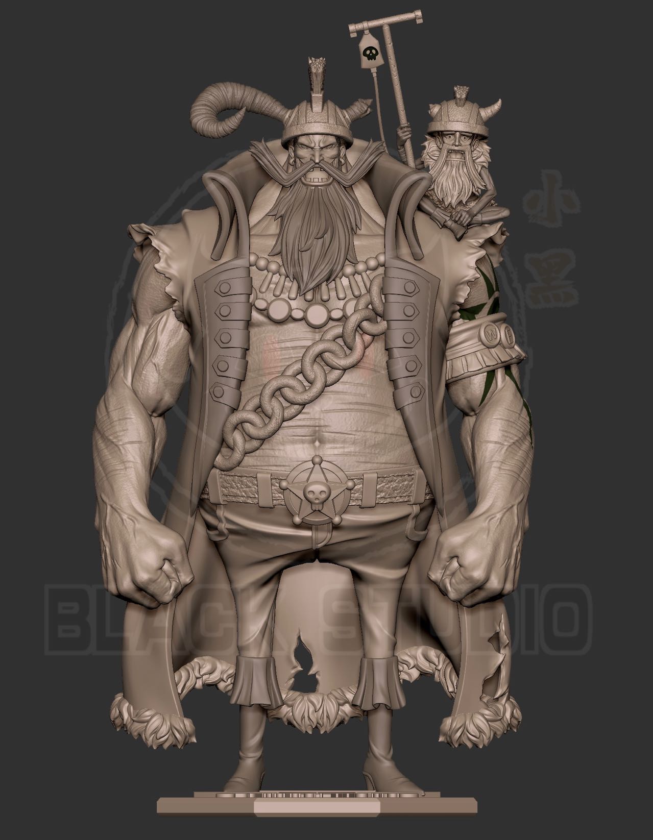 Black Studio - One Piece Boss Series Byrnndi World-Statue Master