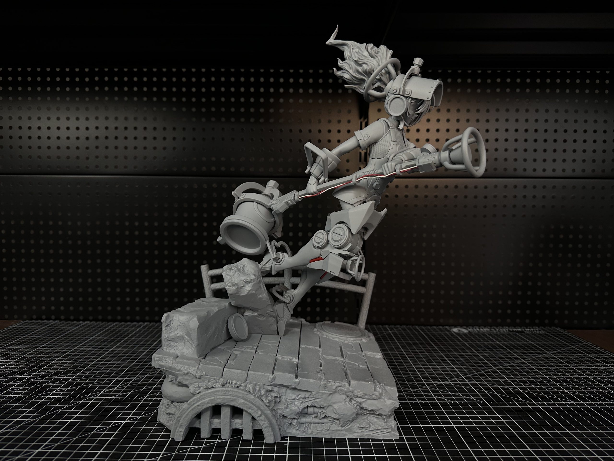 MoKa Studio - Original Robot Girl Series Popcorn Machine Girl Bom (Licensed)-Statue Master