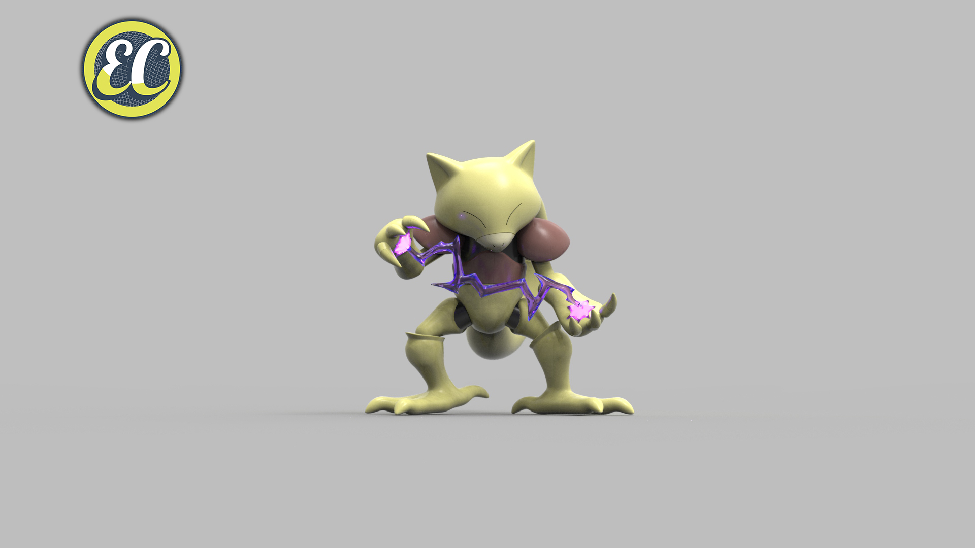EC Studio - Pokémon Pokédex 1/20 Alakazam Evolution Set Nintendo-Statue Master