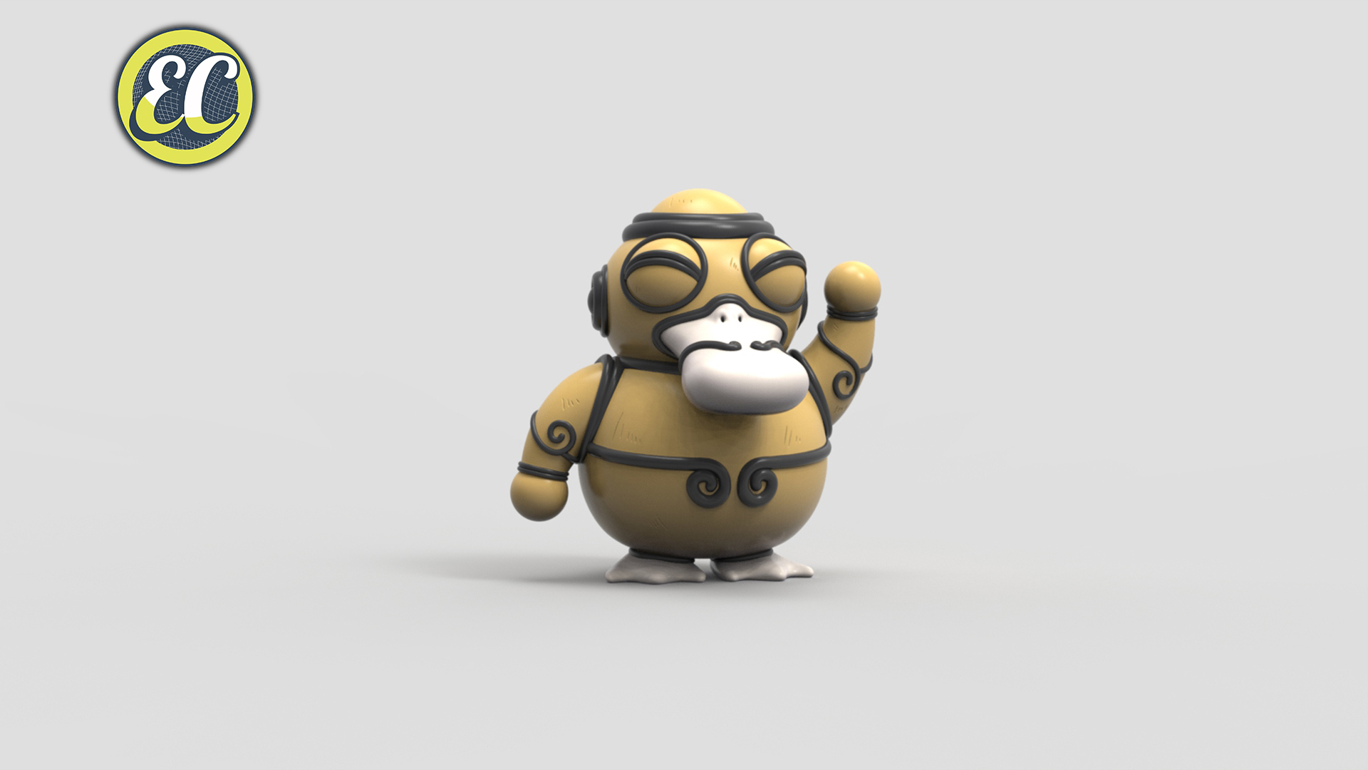 EC Studio - Pokémon Pokédex 1/20 Alakazam Evolution Set Nintendo-Statue Master