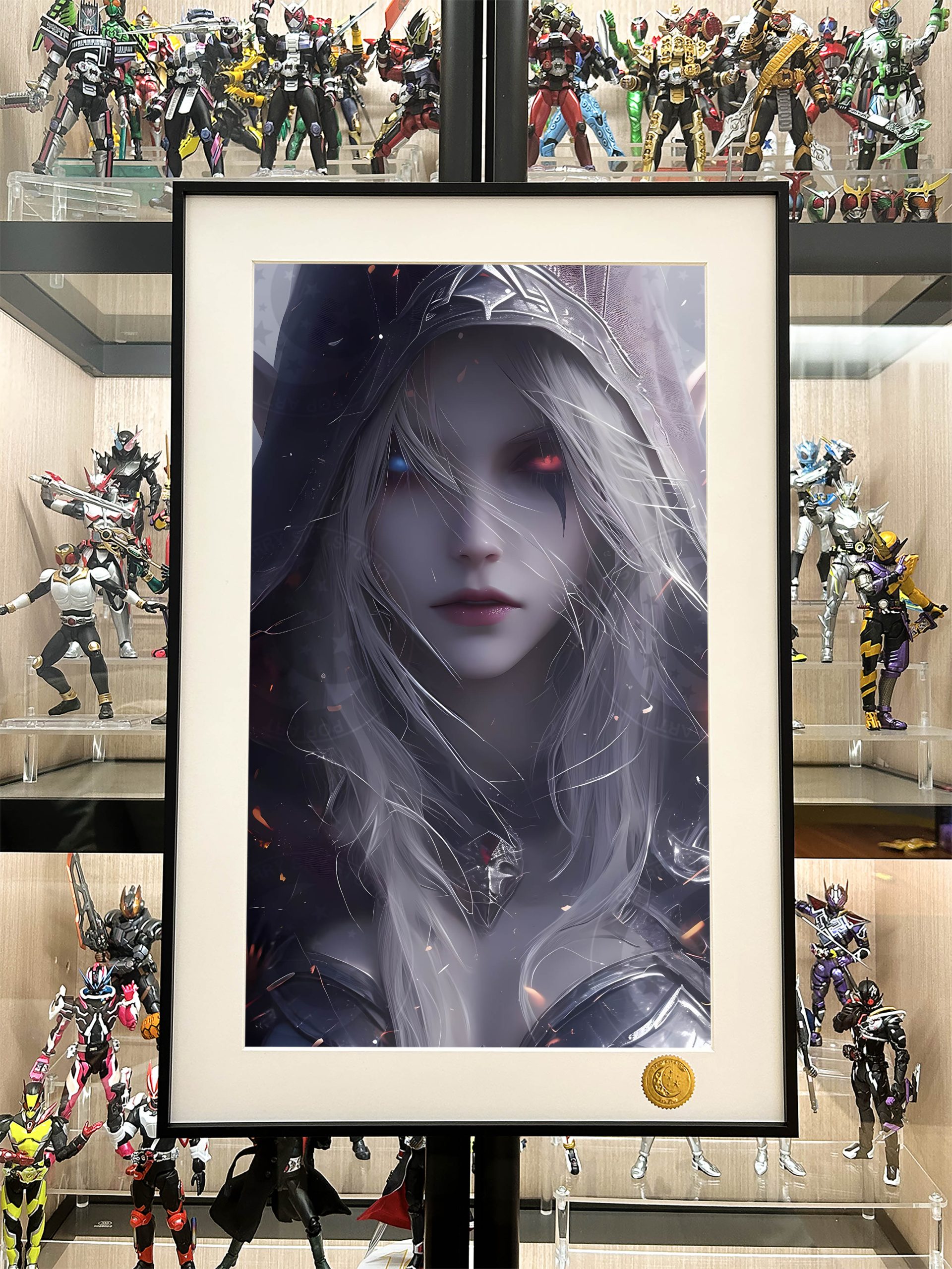 Xing Kong Studio - World of Warcraft Windrunner Sylvanas Dark Queen Azeroth Decorative Painting statue (GK)-Statue Master