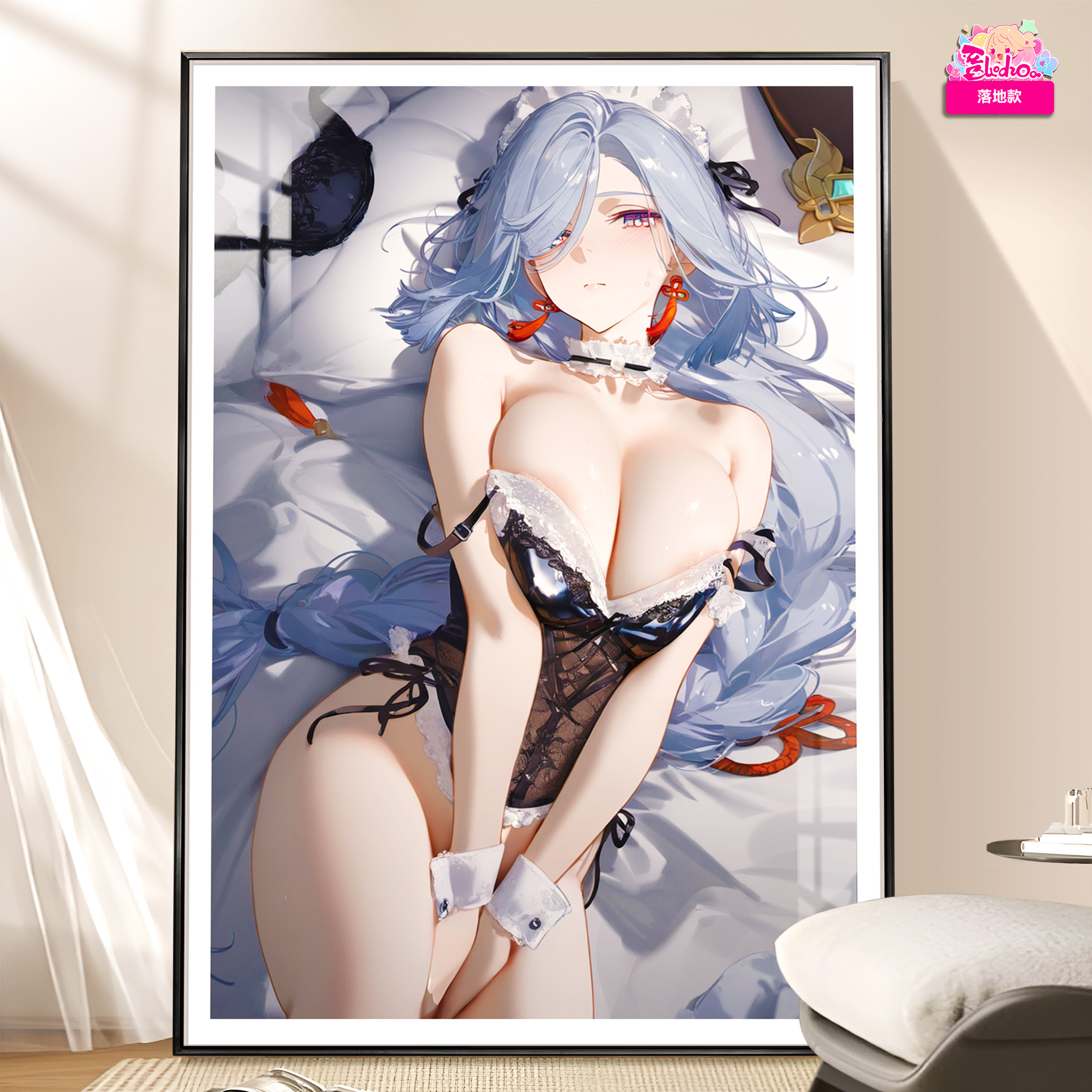 A Miao Hua She Studio - Genshin Impact Morning Maid Shen He Painting Scene-Statue Master