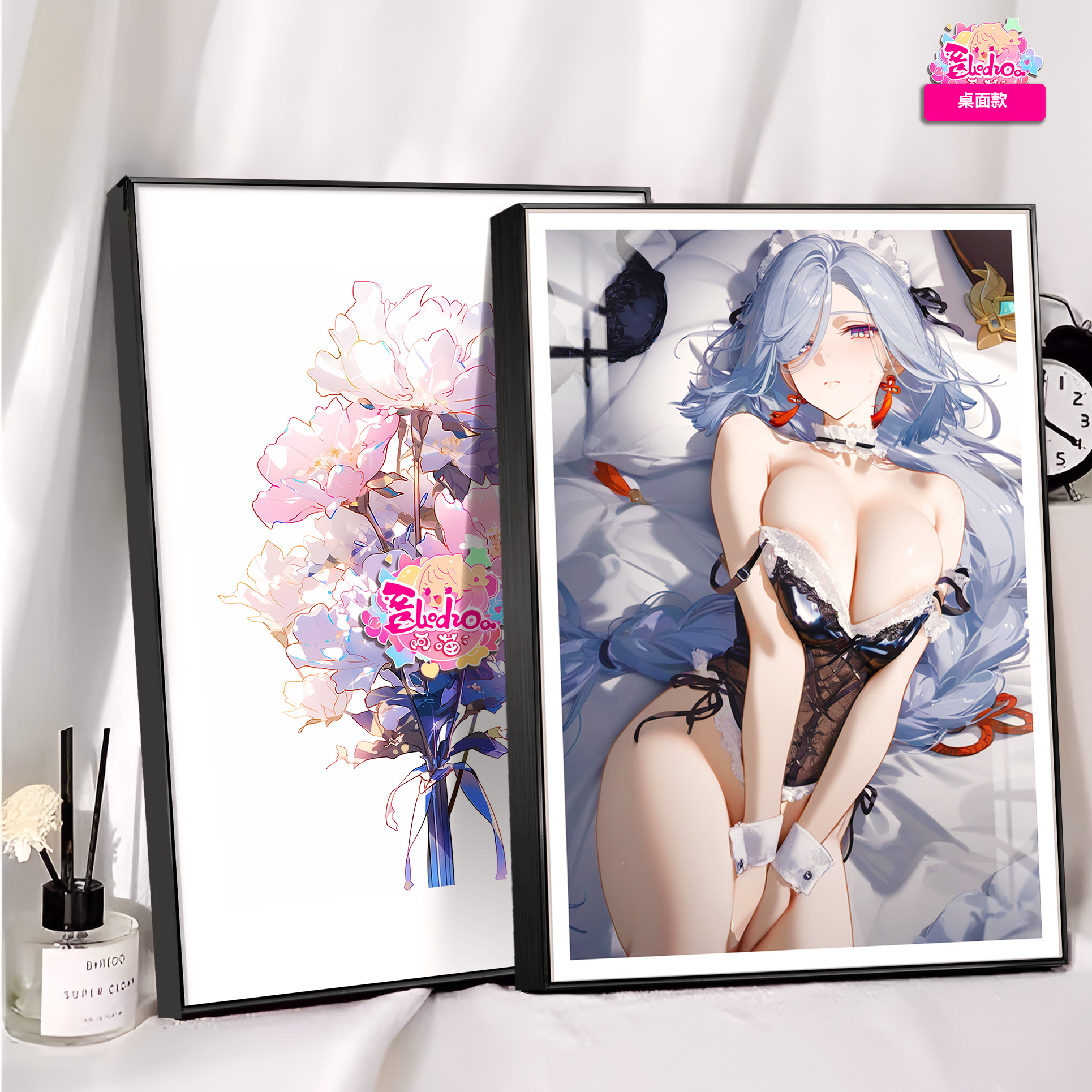 A Miao Hua She Studio - Genshin Impact Morning Maid Shen He Painting Scene-Statue Master