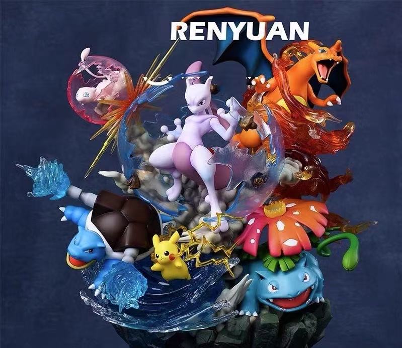 In-stock MFC Pokemon Mewtwo Strikes Back & Raichu & Charizard & Mega 1/9 Statue(GK)