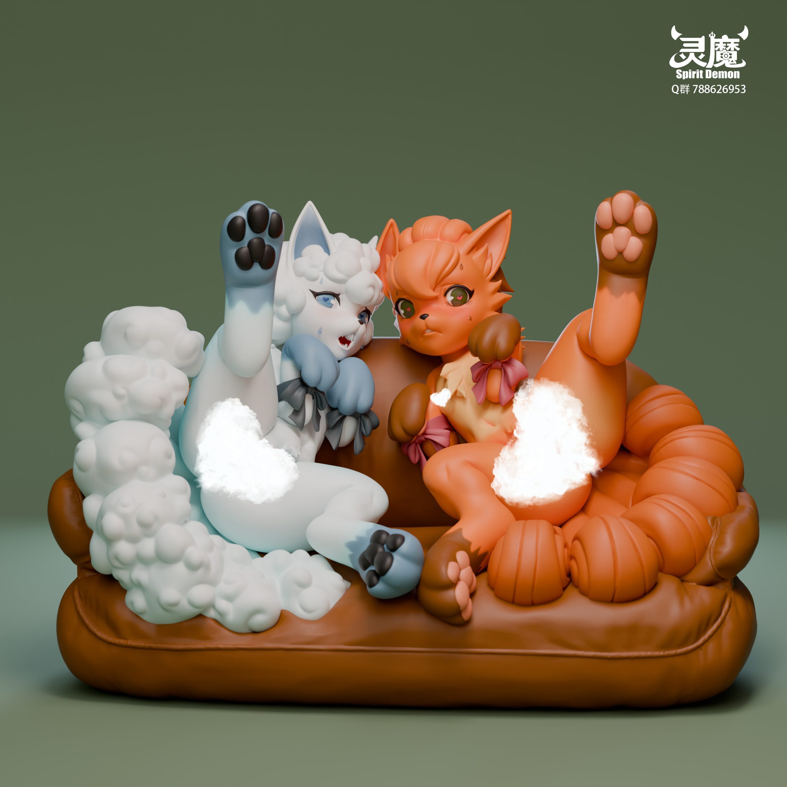 Spirit Demon Studio - Pokémon Vulpix & Alola Vulpix Statue(GK)