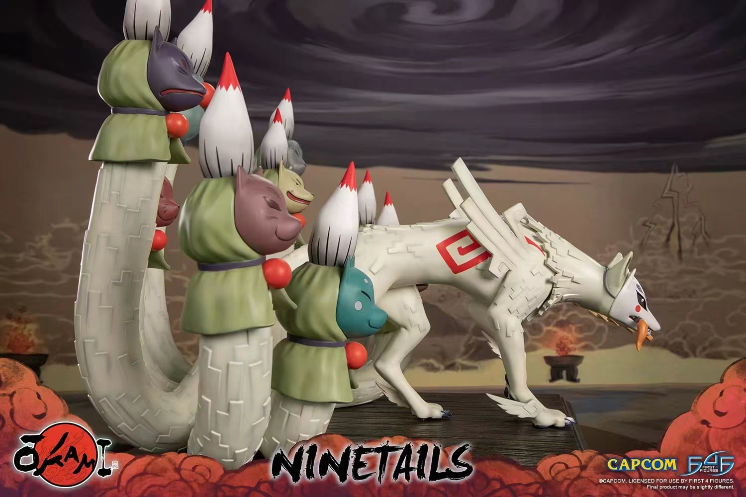 First 4 Figures - Okami Ninetails Statue OKANTST (Licensed)Statue 