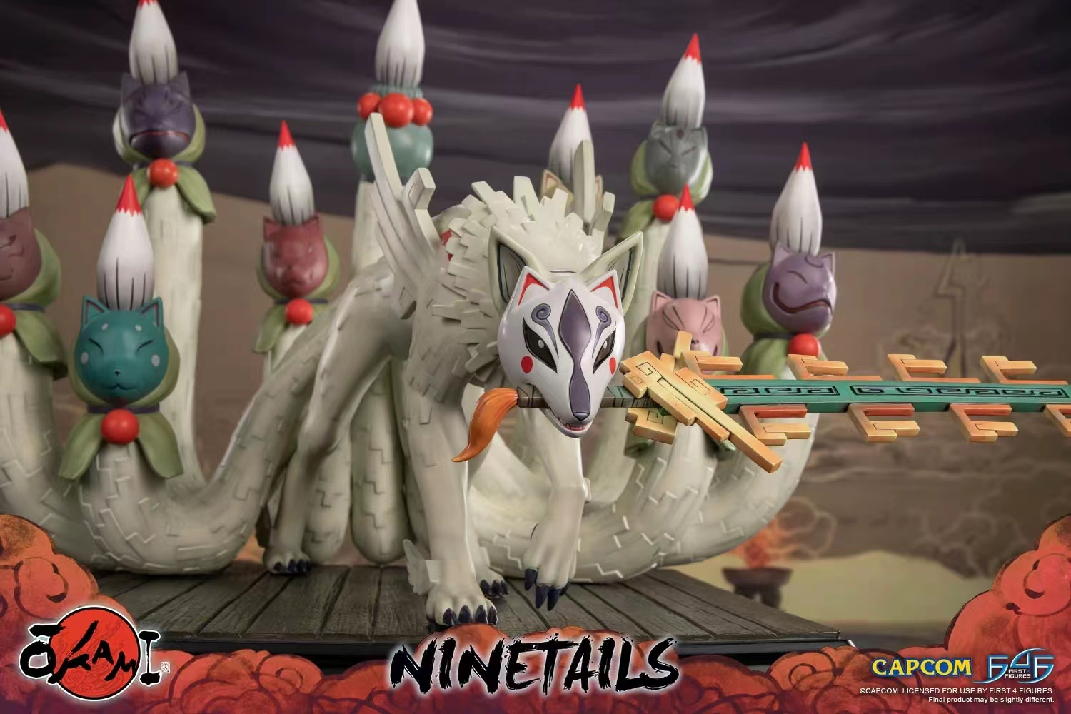 First 4 Figures - Okami Ninetails Statue OKANTST (Licensed)Statue 